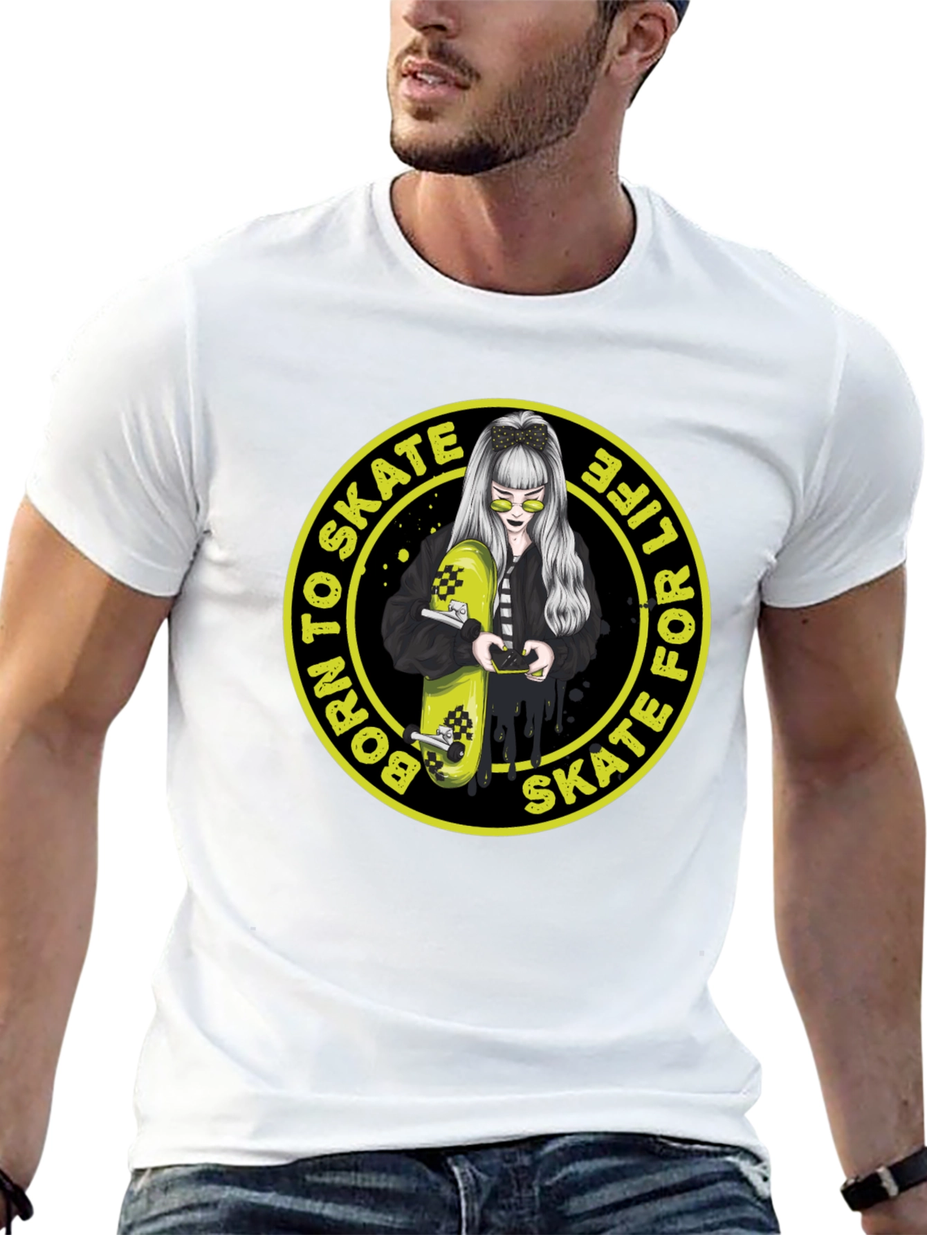 Born to Skate Graphic Tee