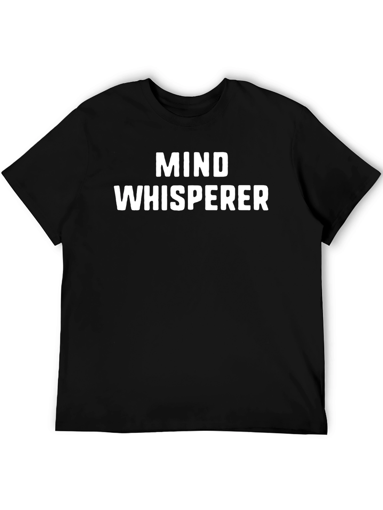 Mind Whisperer Graphic T-Shirt - Black
