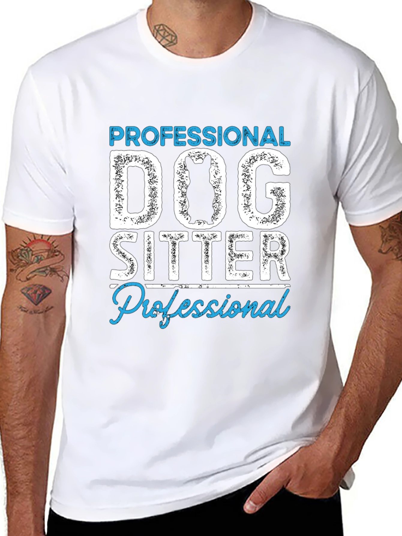 Professional Dog Sitter Graphic Tee