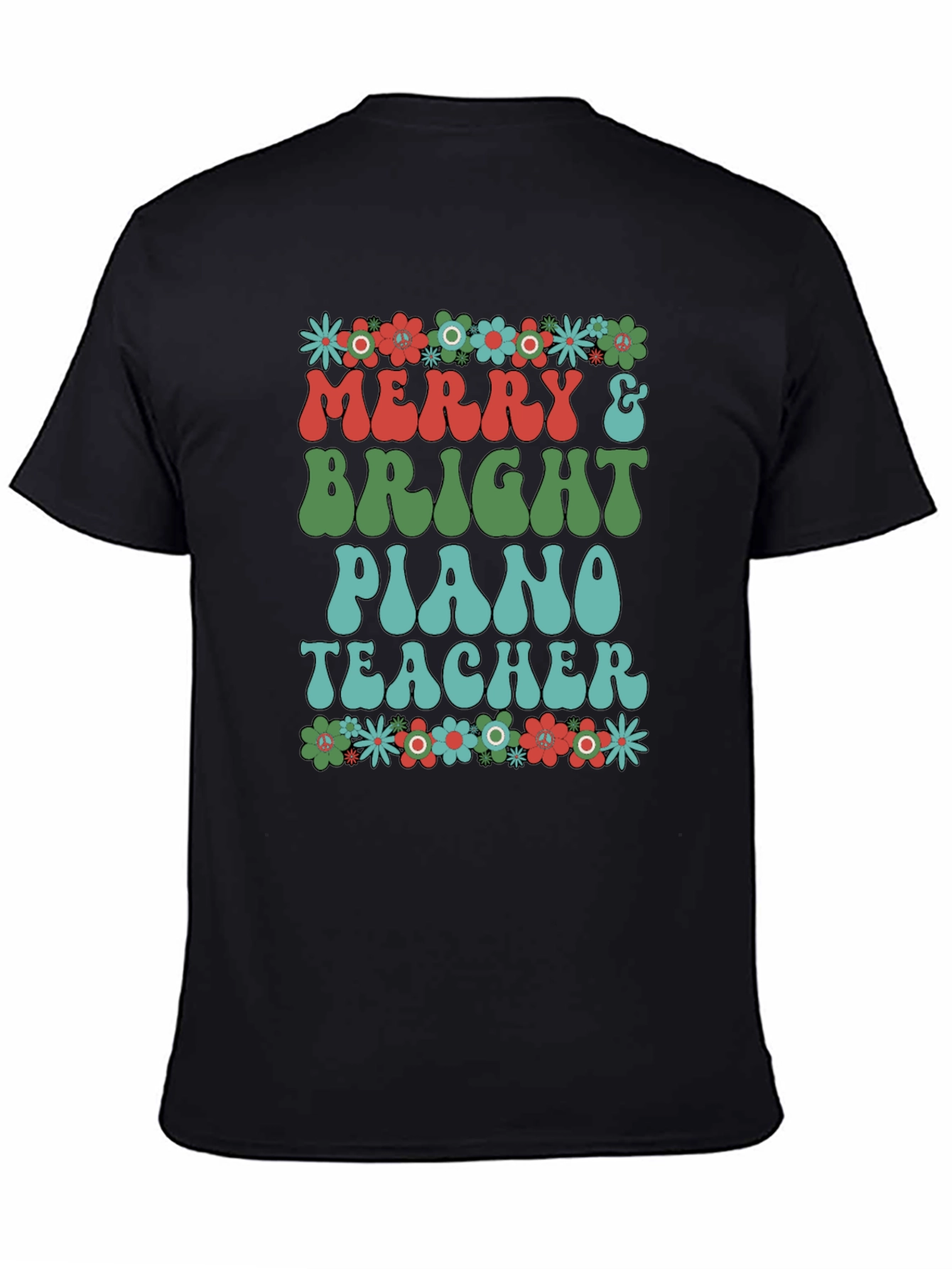 Merry & Bright Piano Teacher T-Shirt