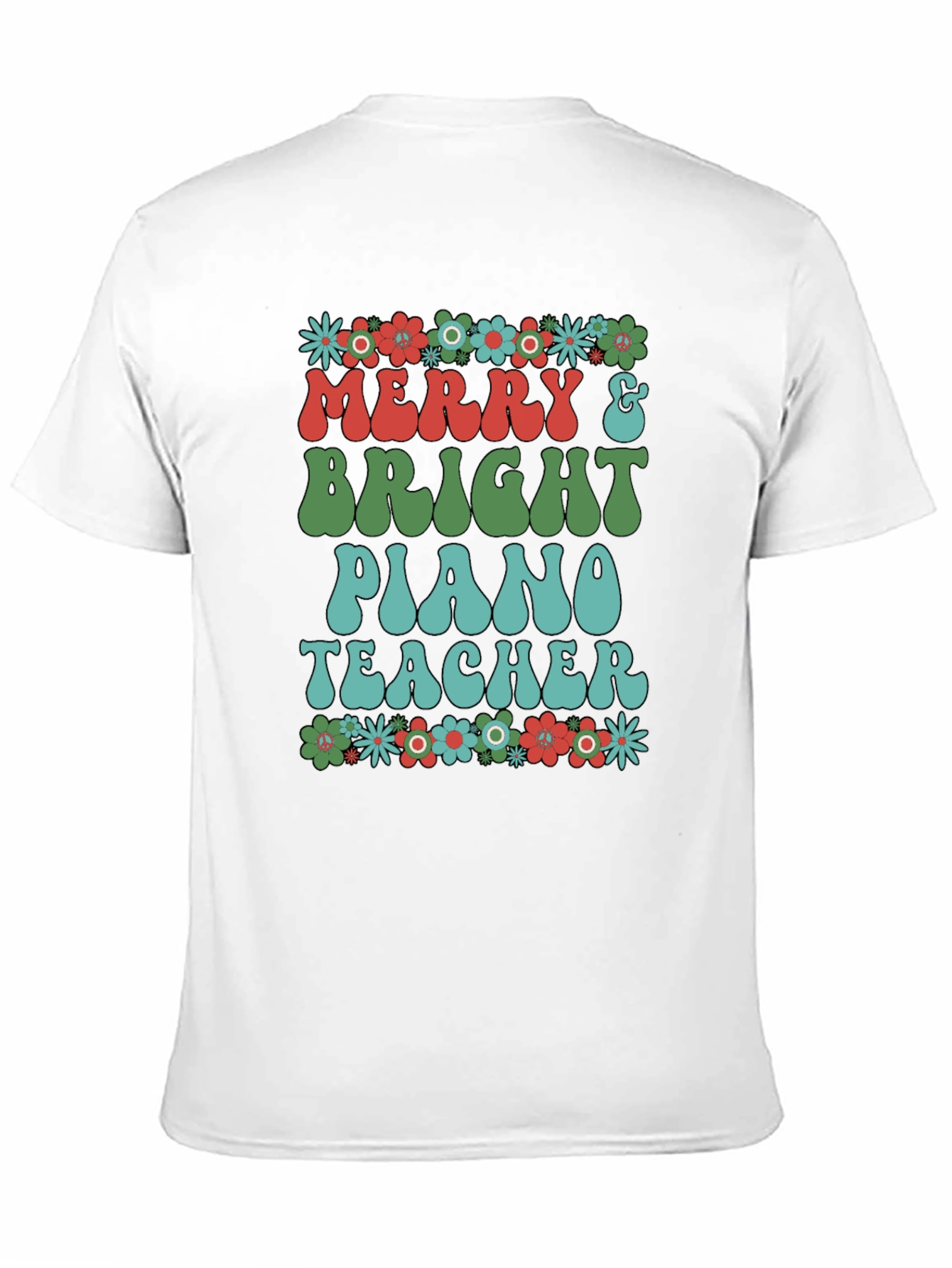 Merry & Bright Piano Teacher T-Shirt