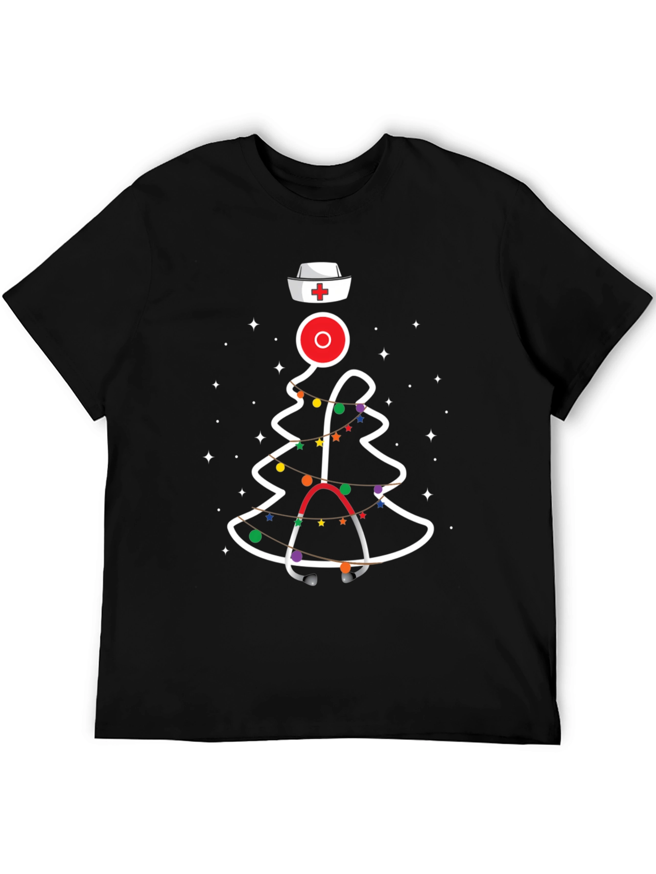 Nurse Christmas Tree T-Shirt