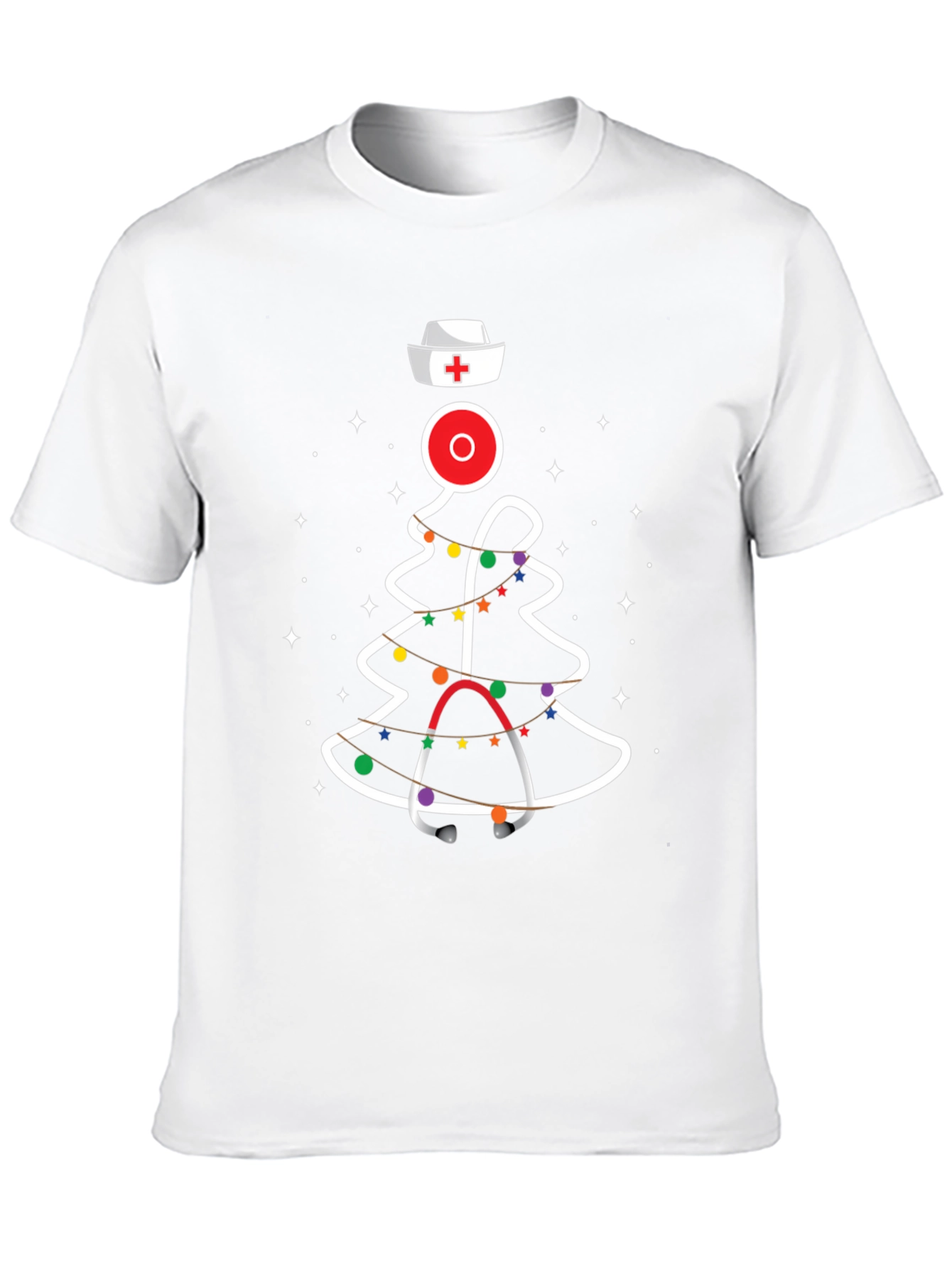 Nurse Christmas Tree T-Shirt
