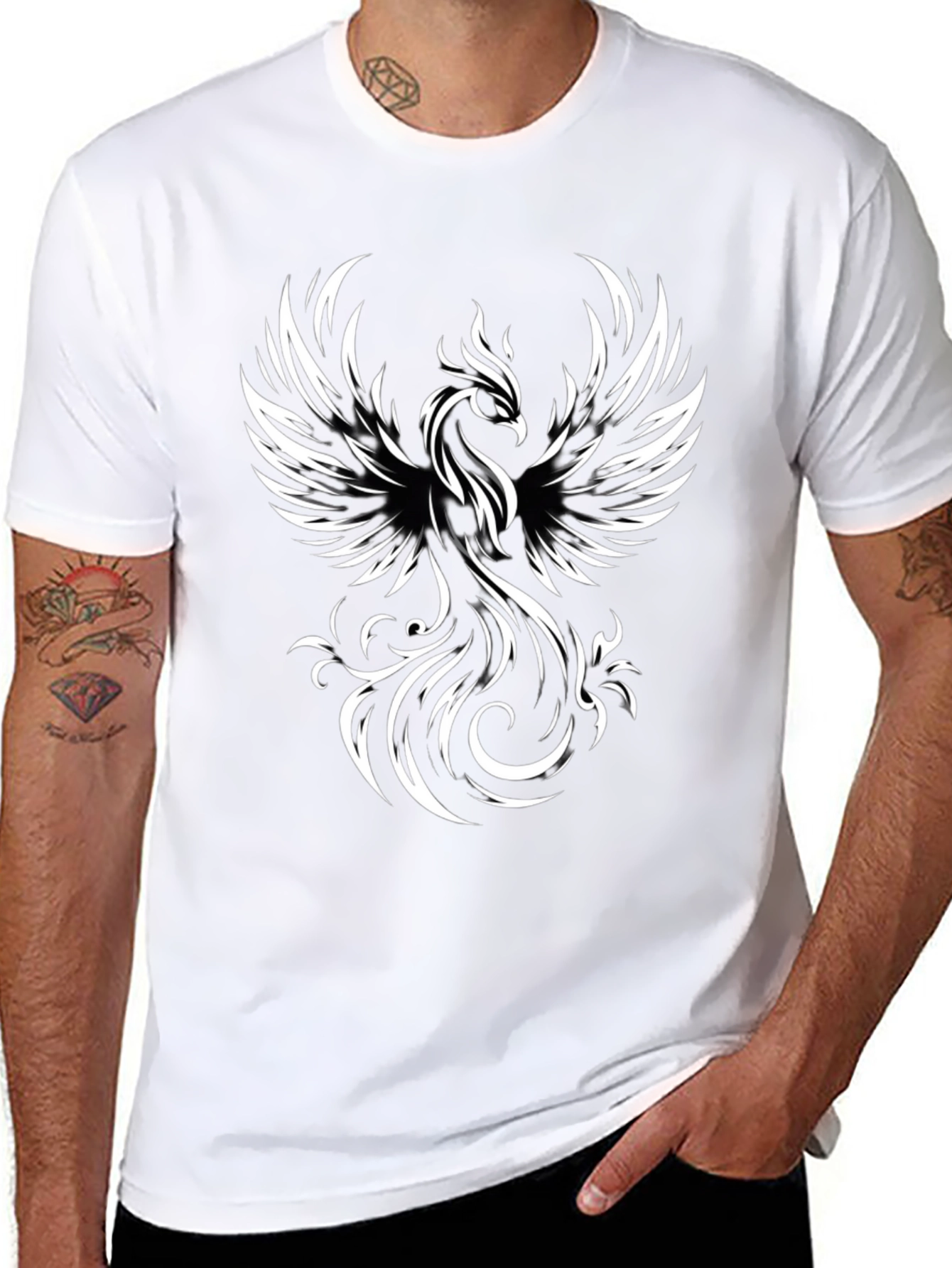 Phoenix Graphic Black T-Shirt