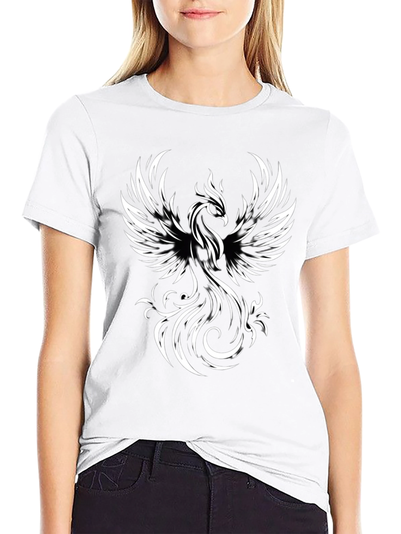 Phoenix Graphic Black T-Shirt