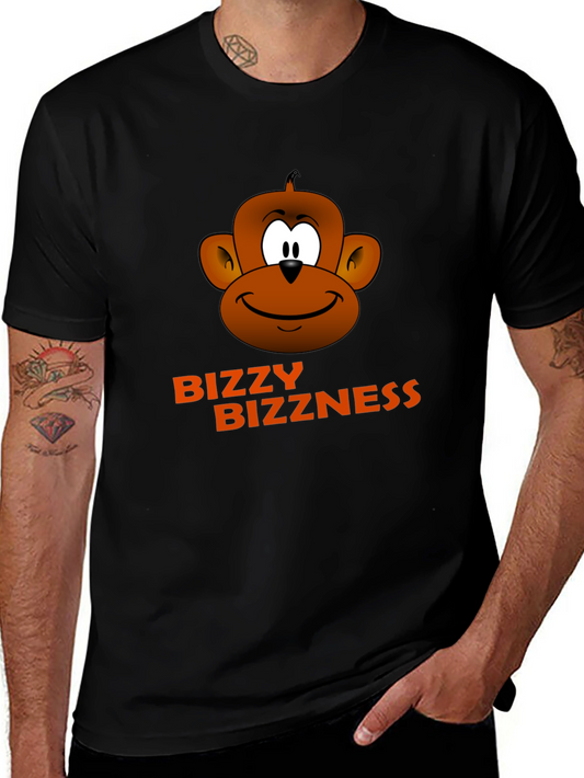 Bizzy Bizzness Monkey Graphic T-Shirt