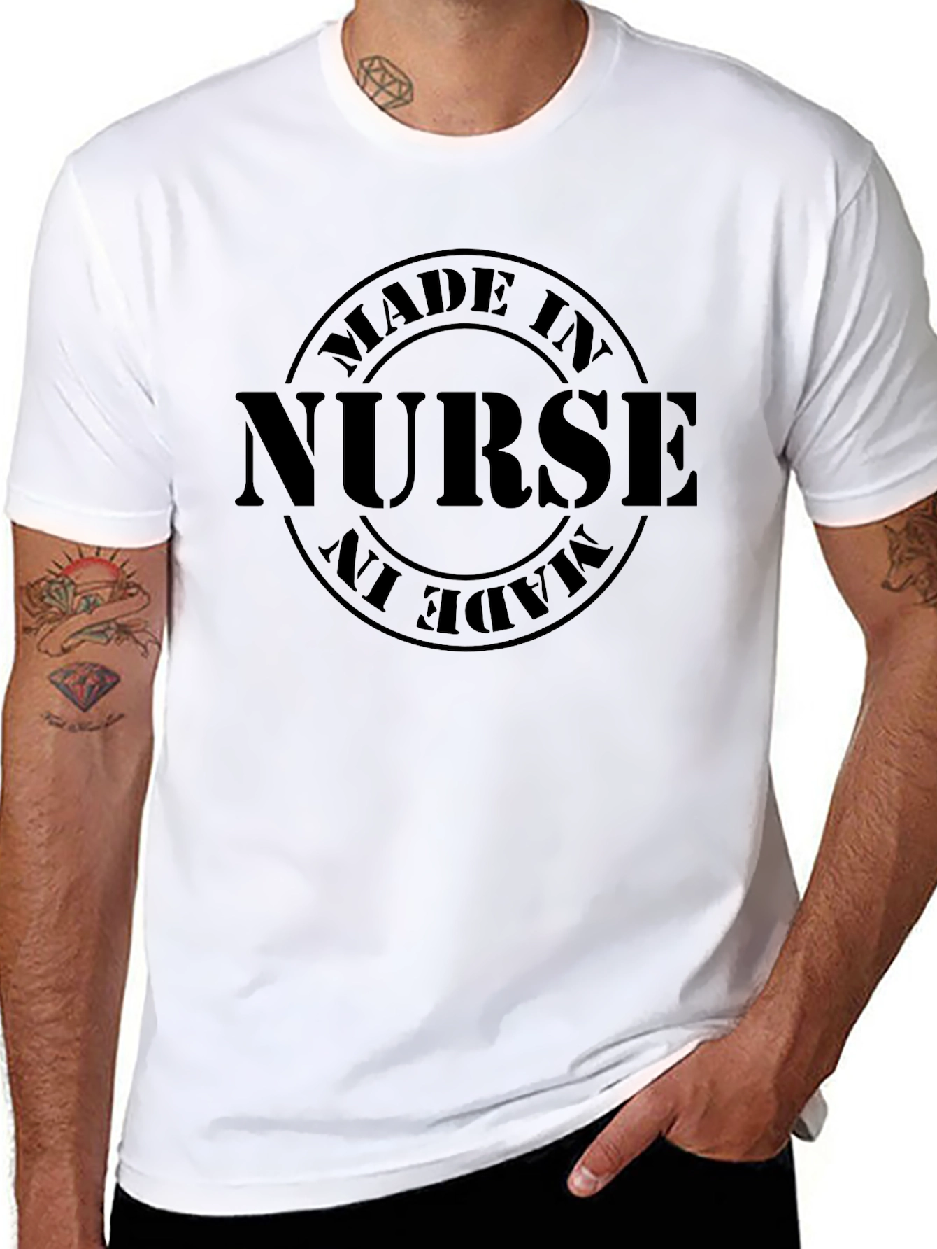 Made in Nurse Graphic Tee