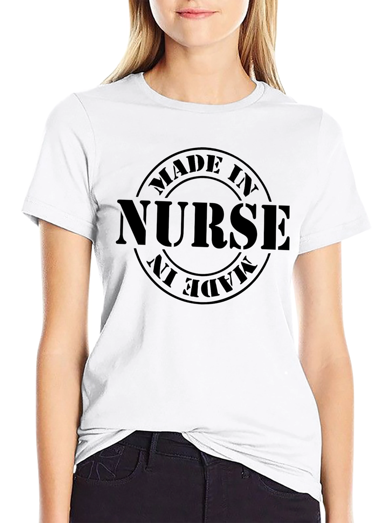 Made in Nurse Graphic Tee
