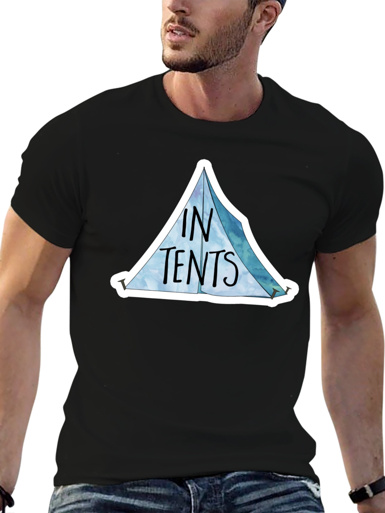 In Tents Graphic Tee - Camping Adventure Shirt