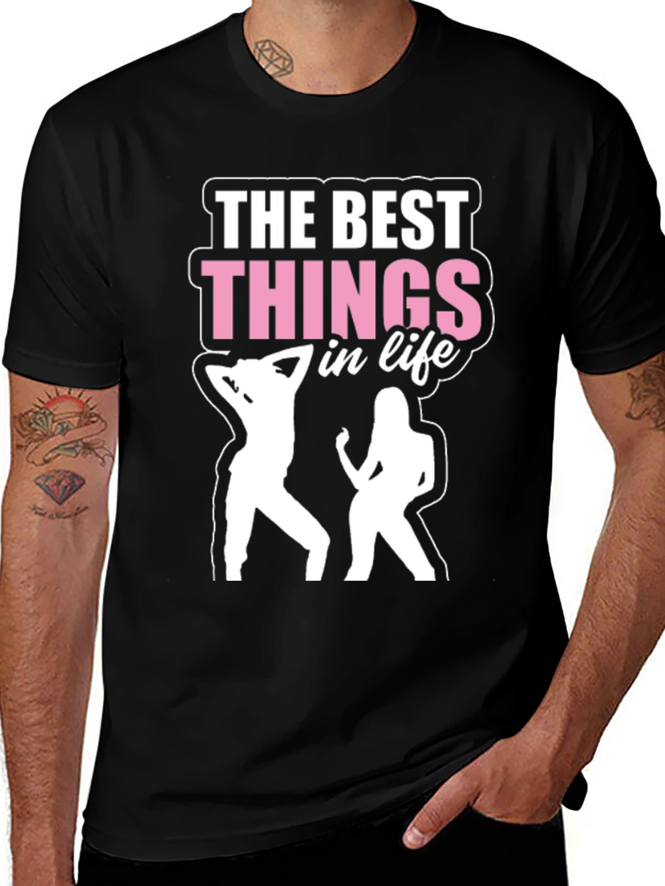 The Best Things in Life T-Shirt - Dancing Design