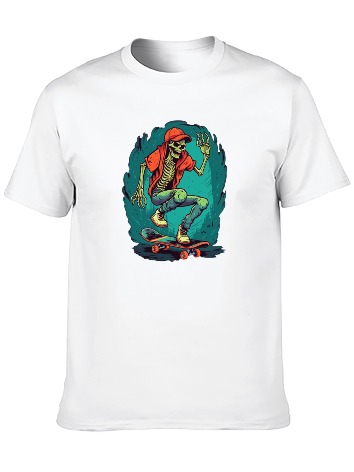Skateboarding Skeleton T-Shirt