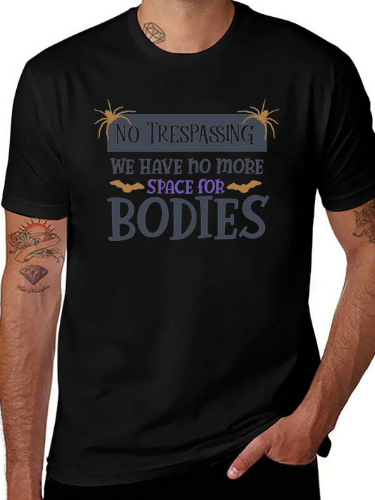 No Trespassing Halloween T-Shirt