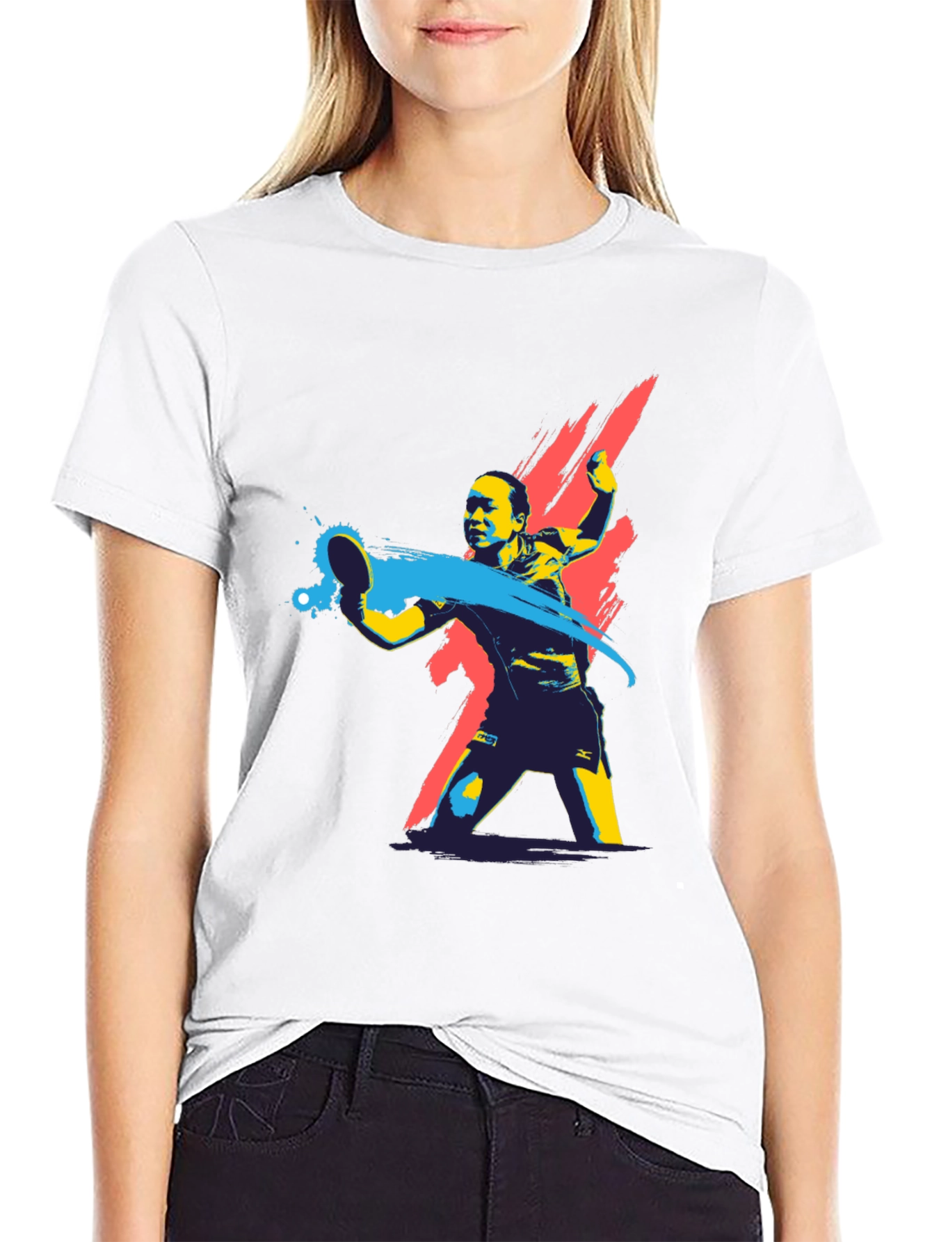 Table Tennis Graphic Tee - Cool Sporty Design