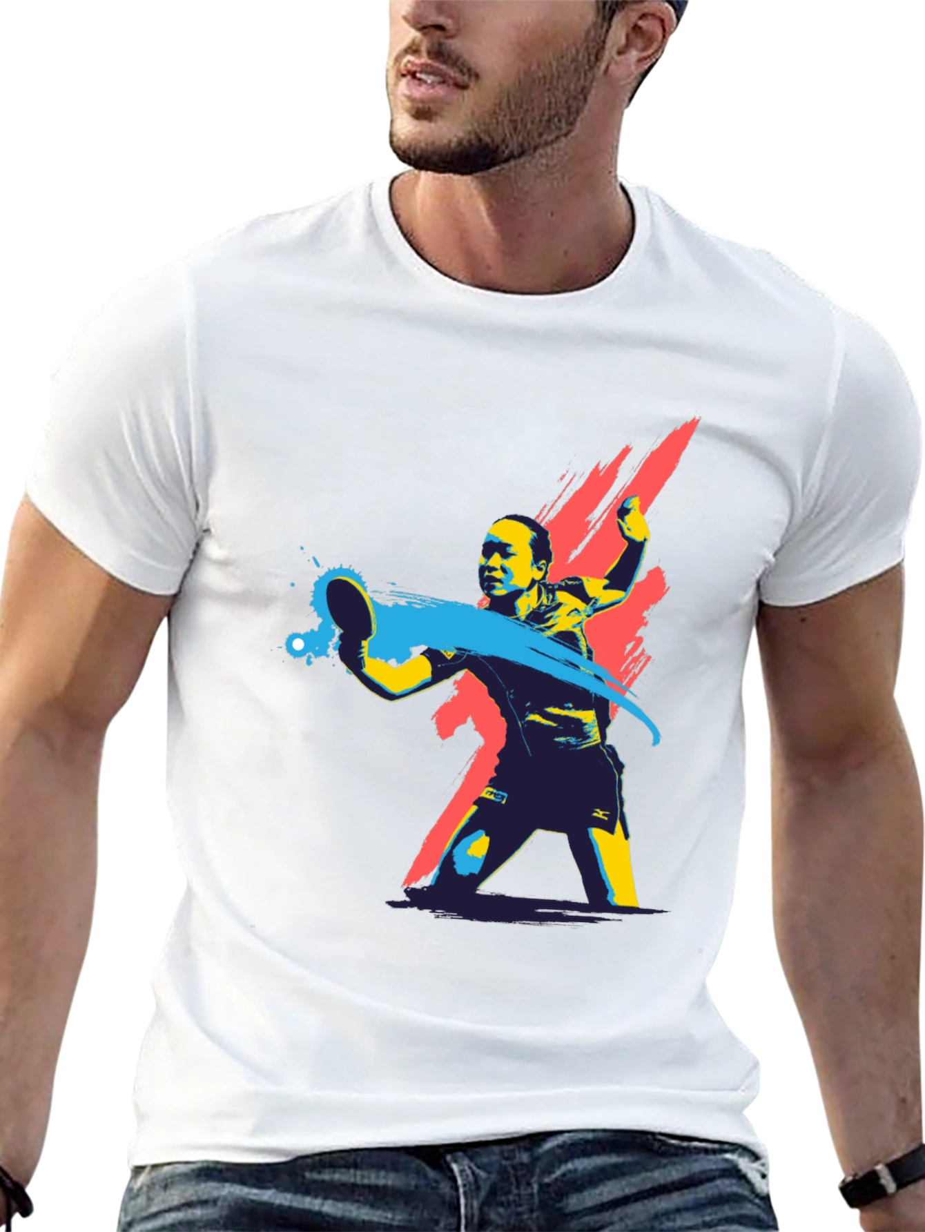 Table Tennis Graphic Tee - Cool Sporty Design