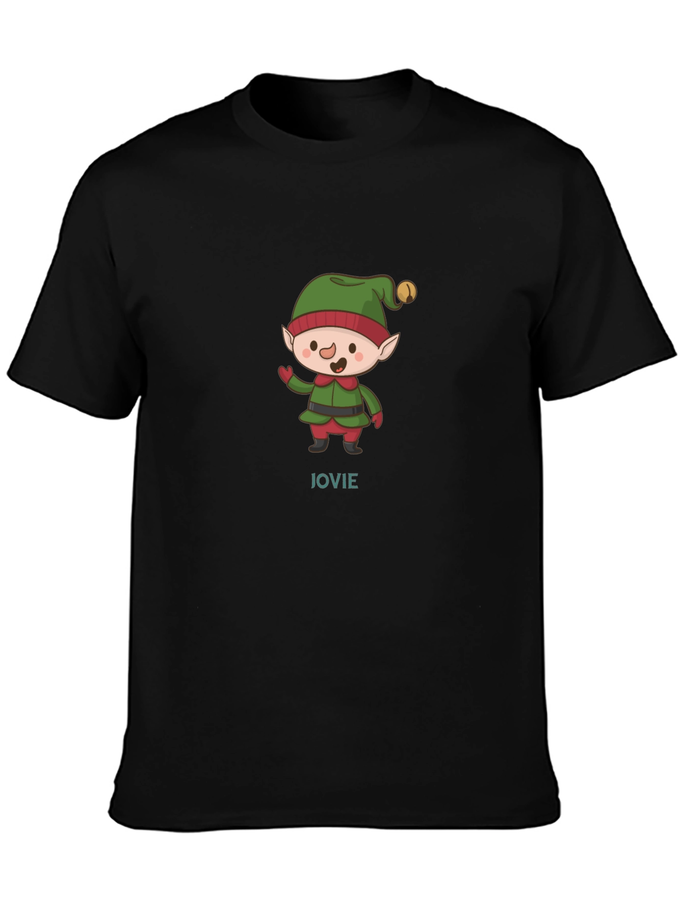 Festive Elf Jovie Graphic Tee - Christmas Holiday