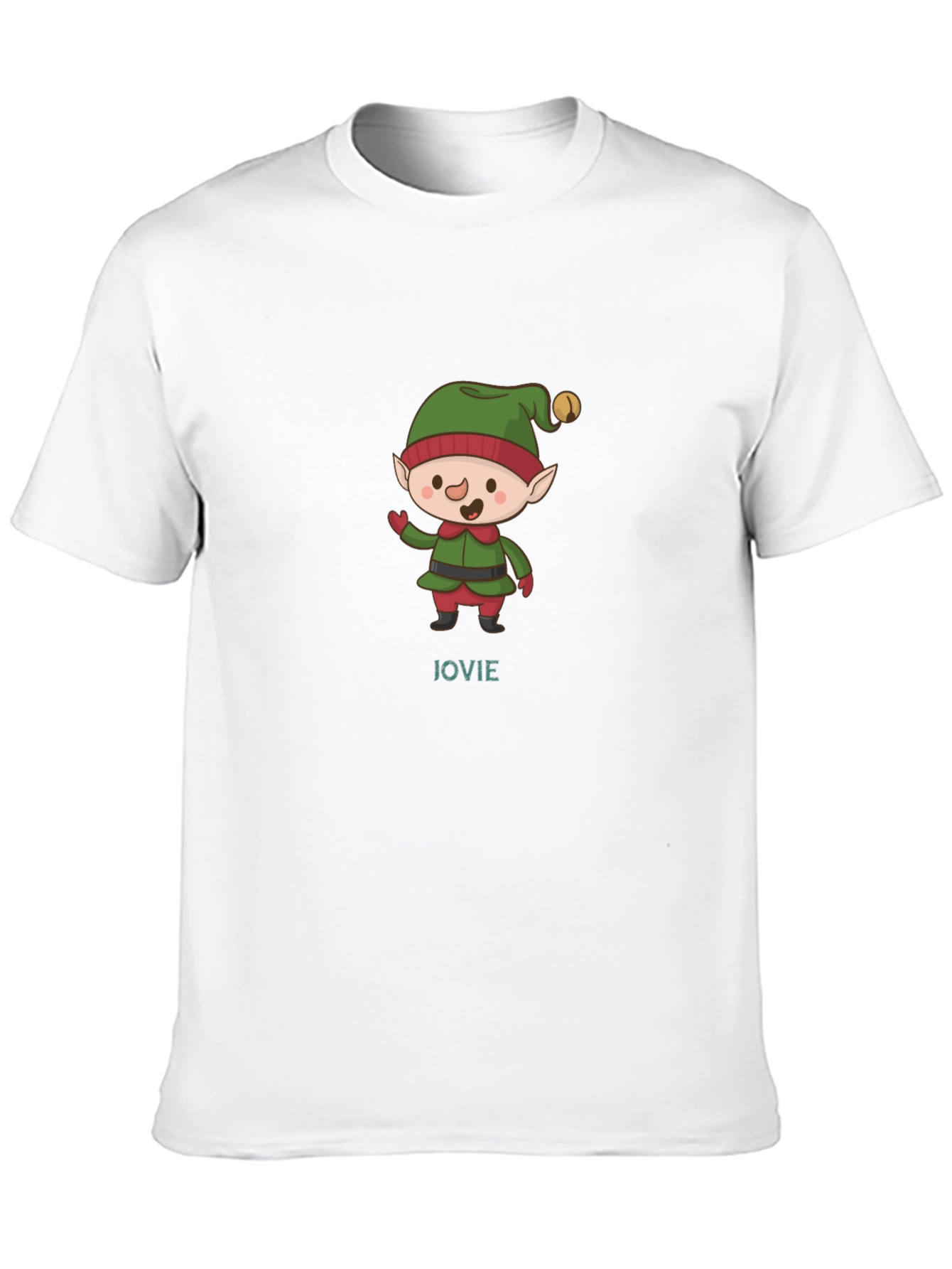 Festive Elf Jovie Graphic Tee - Christmas Holiday