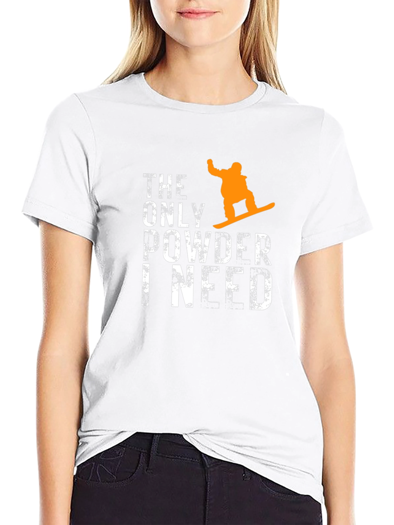 Powder Day Snowboard Graphic Tee