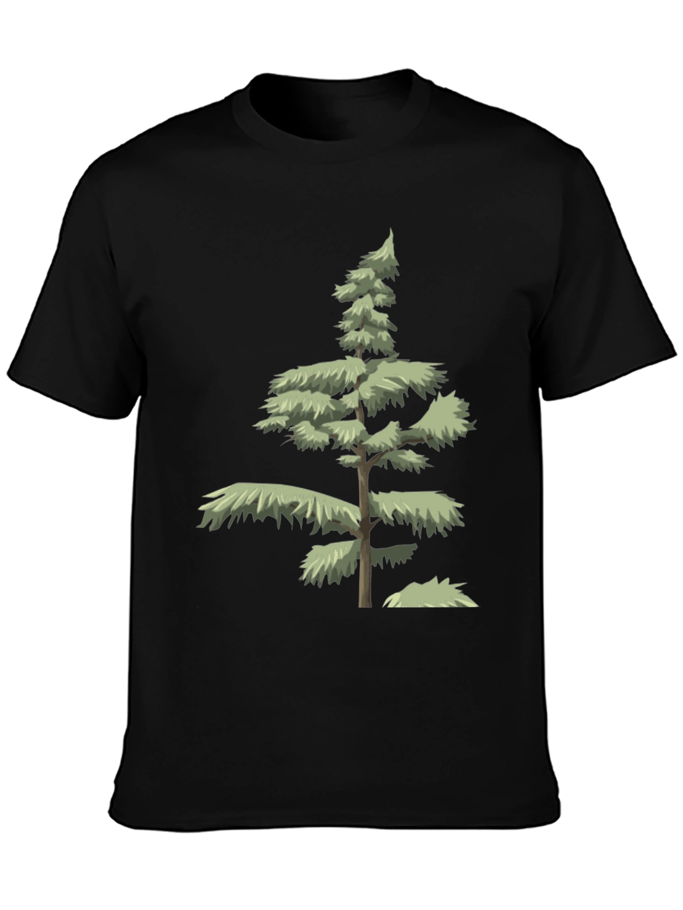 Evergreen Tree Graphic Tee - Nature Inspired
