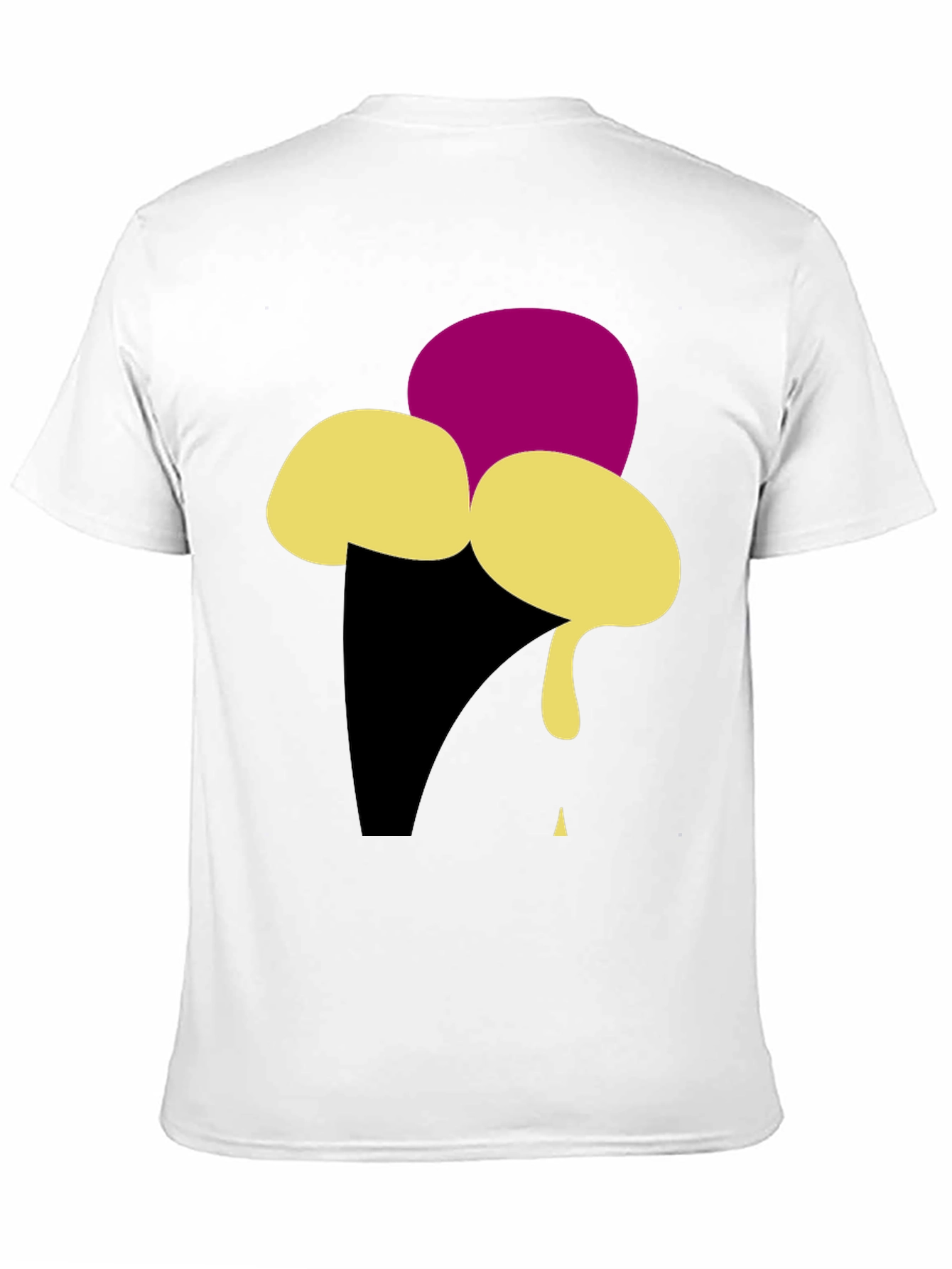 Ice Cream Graphic Tee - Black