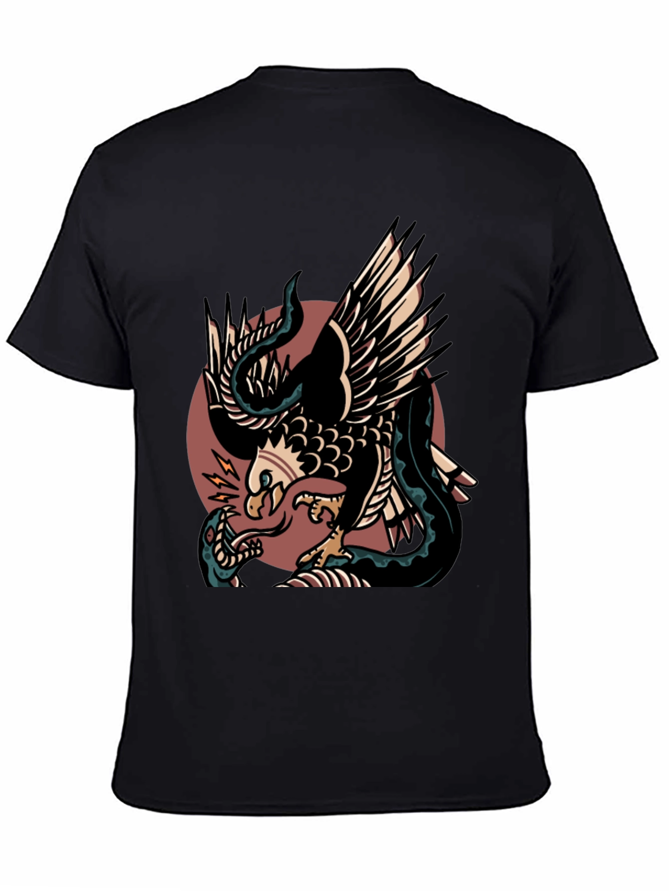 Eagle vs Snake Graphic T-Shirt