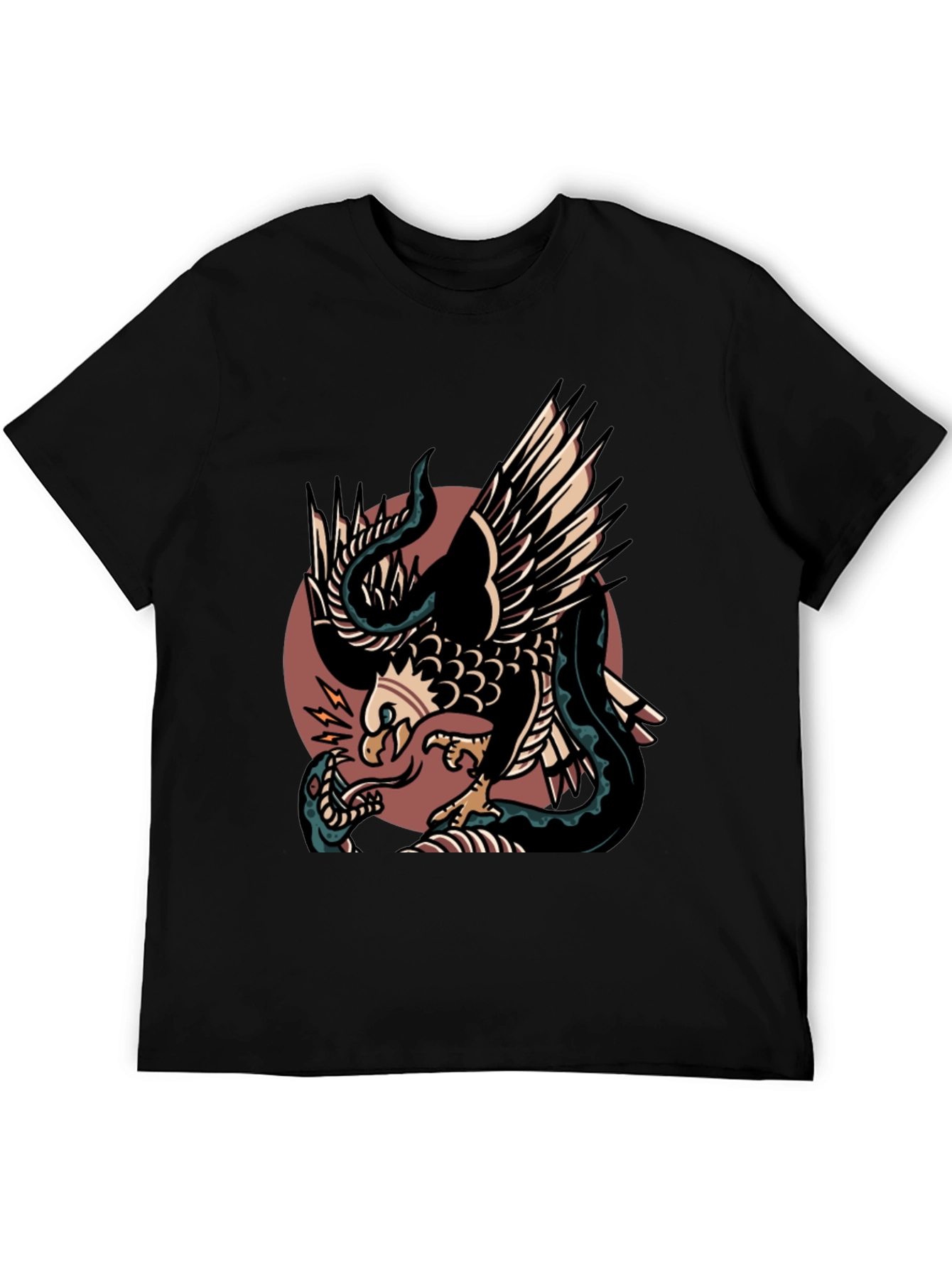 Eagle vs Snake Graphic T-Shirt