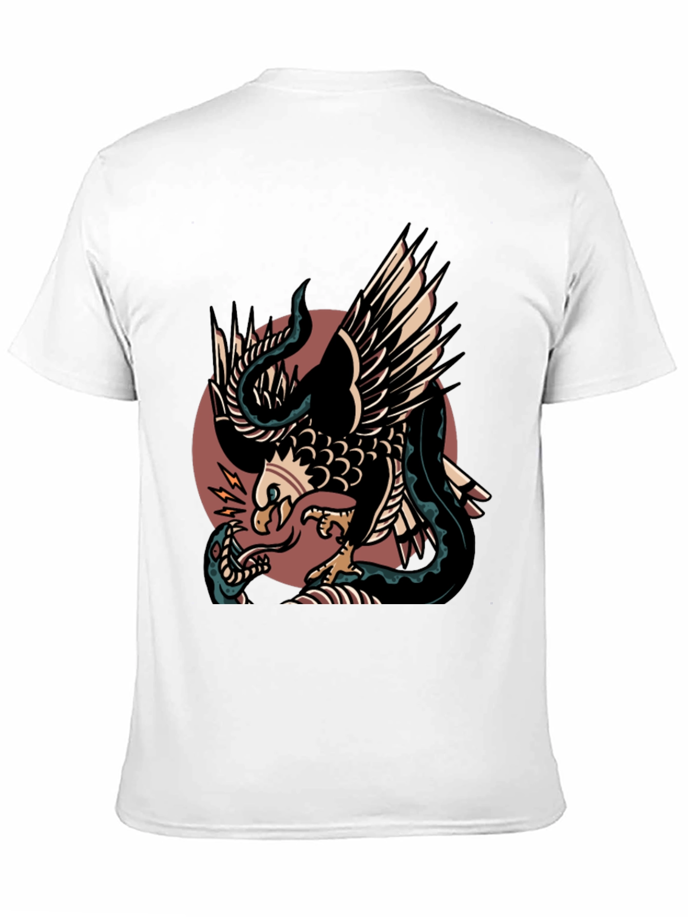 Eagle vs Snake Graphic T-Shirt