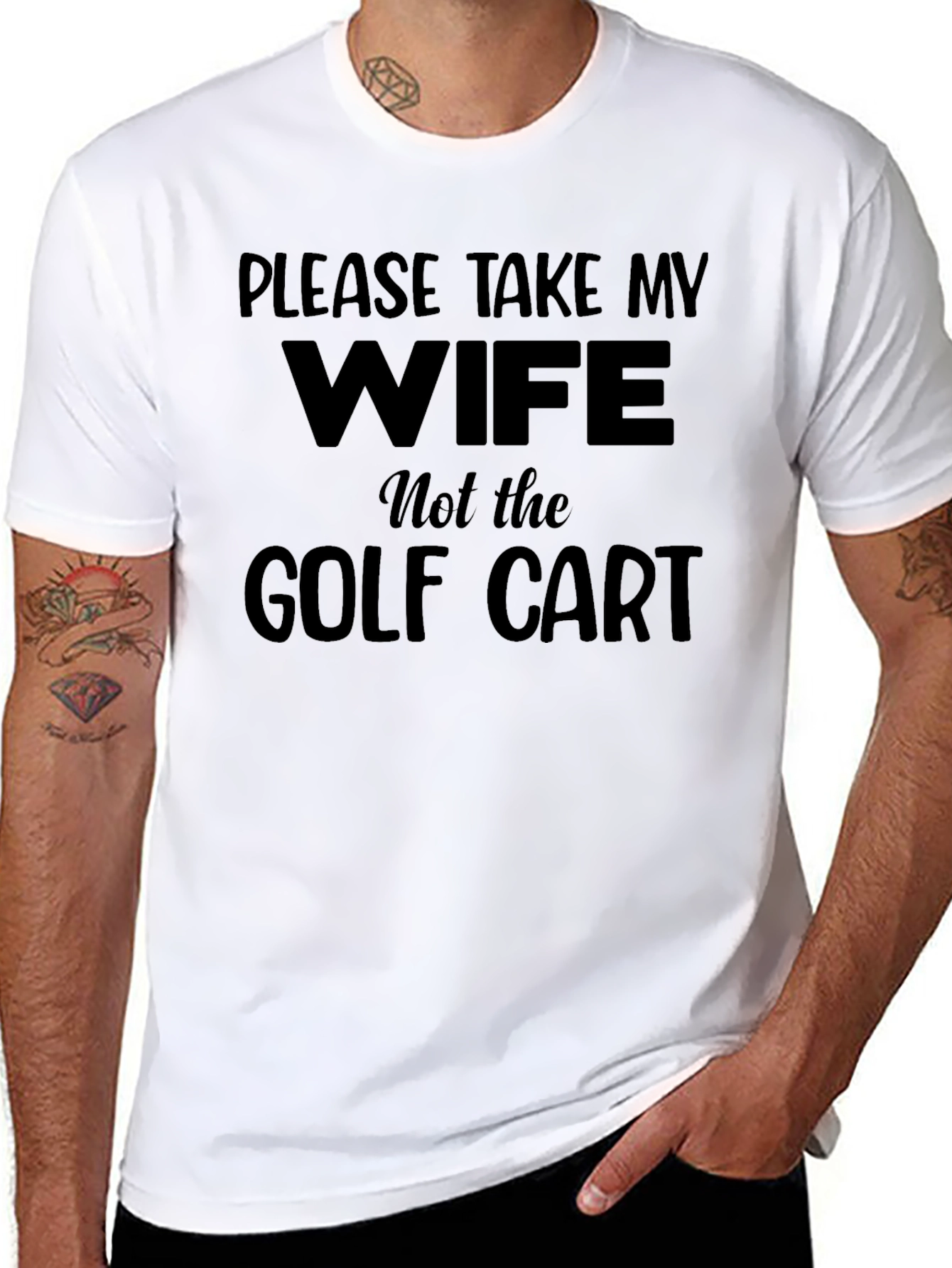 Funny Golf T-Shirt - Please Take My Wife