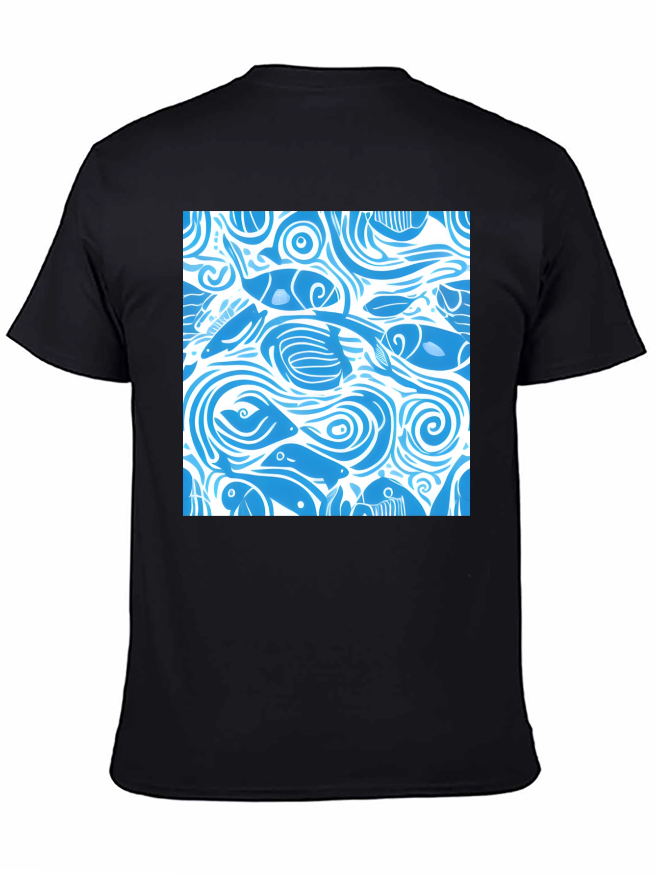 Ocean Fish Pattern T-Shirt
