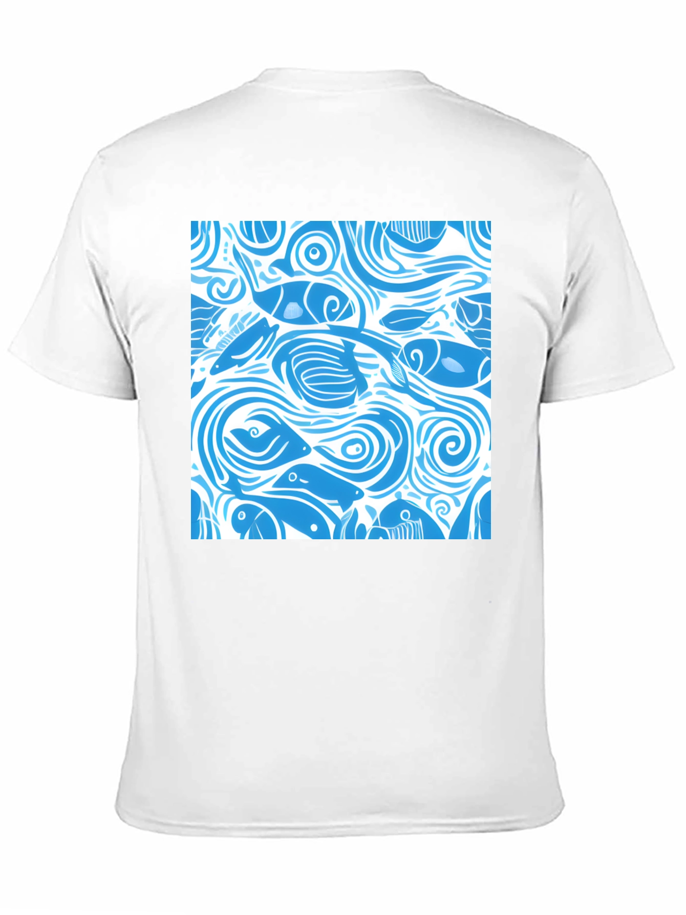 Ocean Fish Pattern T-Shirt