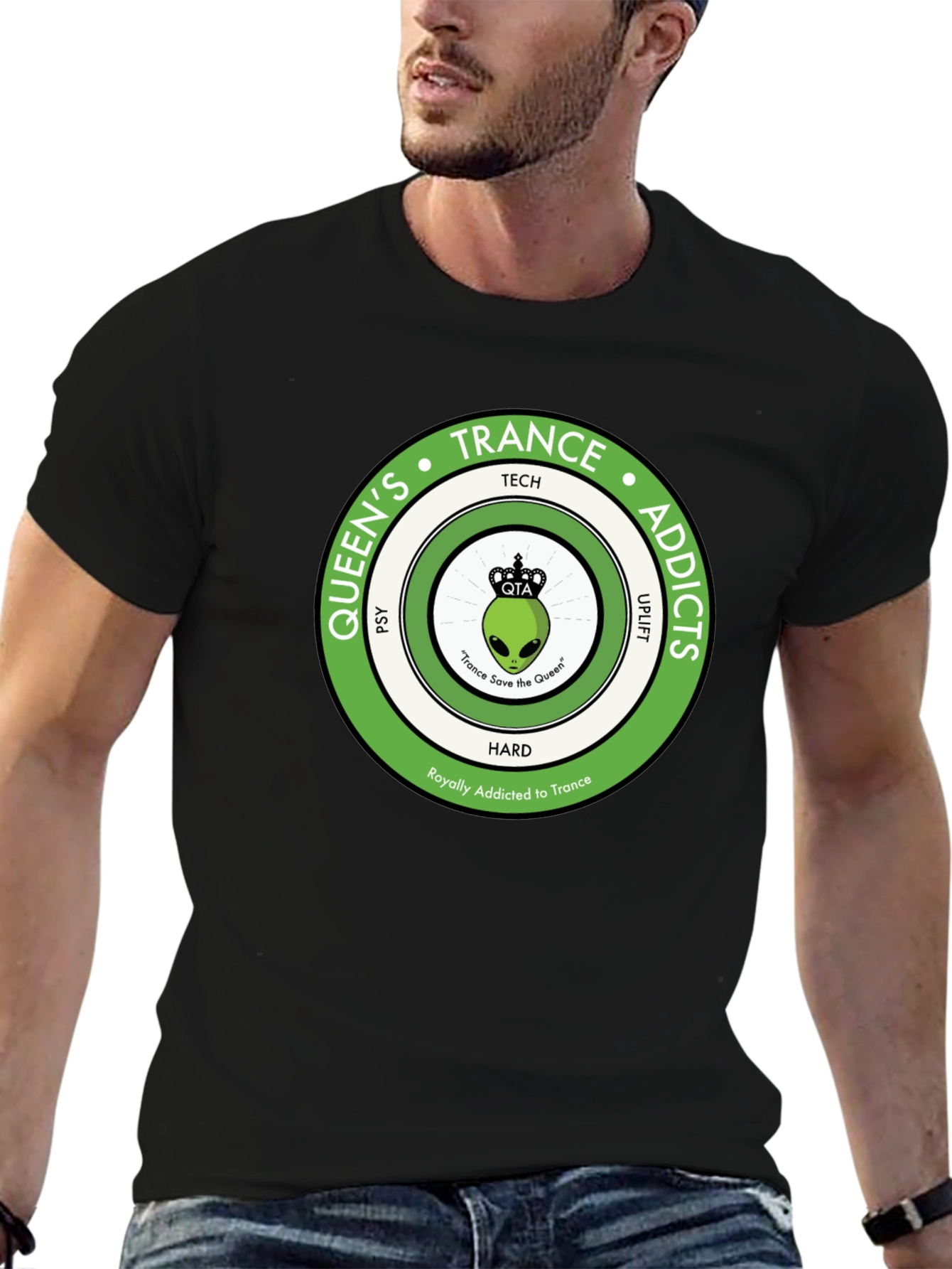 Queens Trance Addicts Graphic Tee