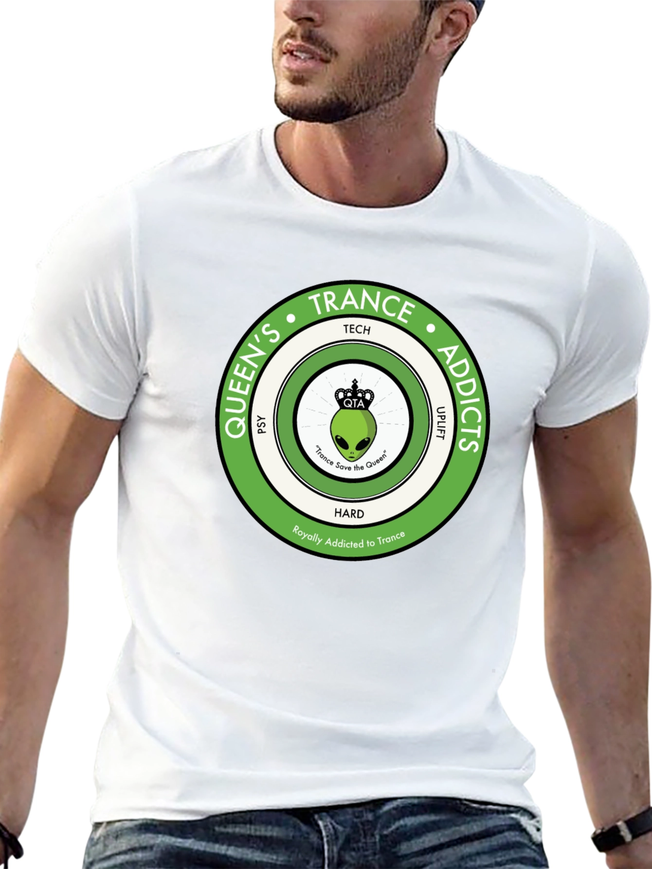 Queens Trance Addicts Graphic Tee
