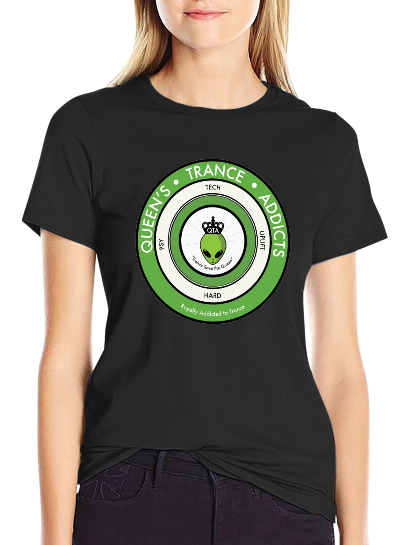 Queens Trance Addicts Graphic Tee