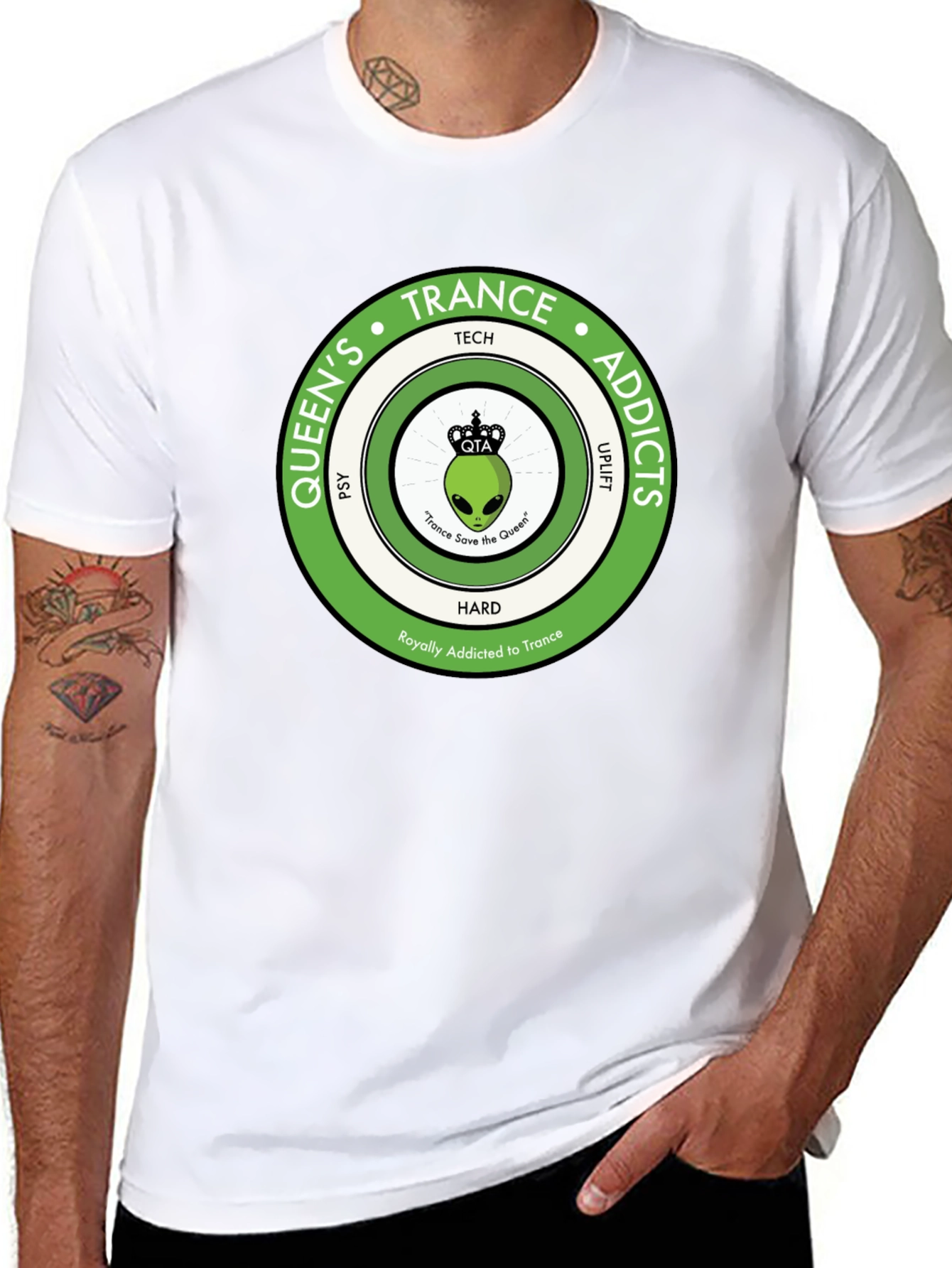 Queens Trance Addicts Graphic Tee