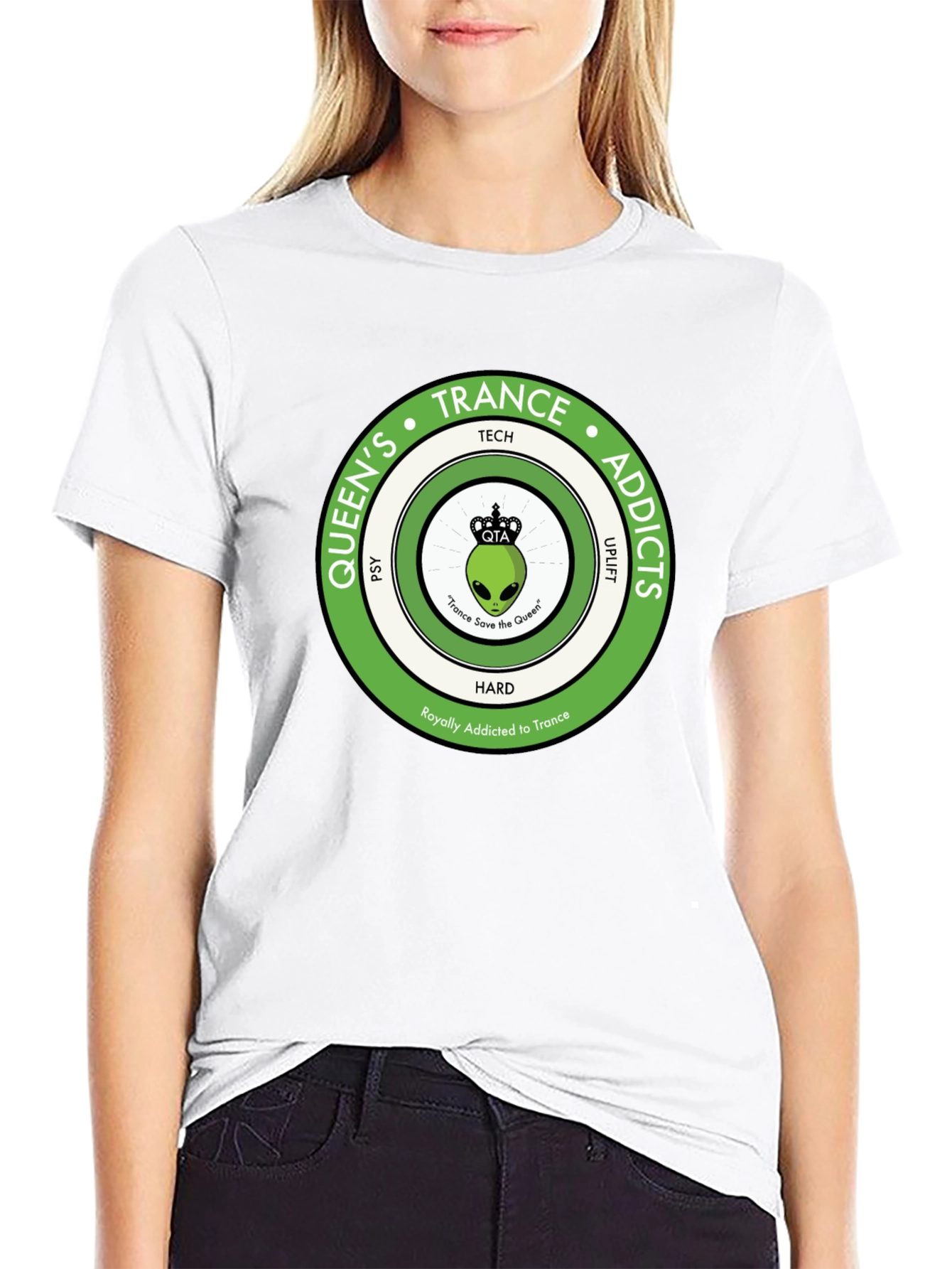 Queens Trance Addicts Graphic Tee
