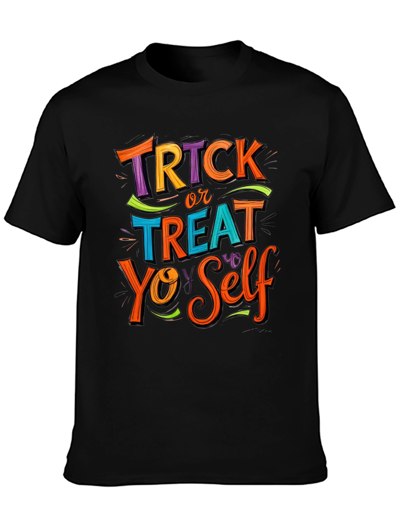 Trick or Treat Yo Self Halloween T-Shirt
