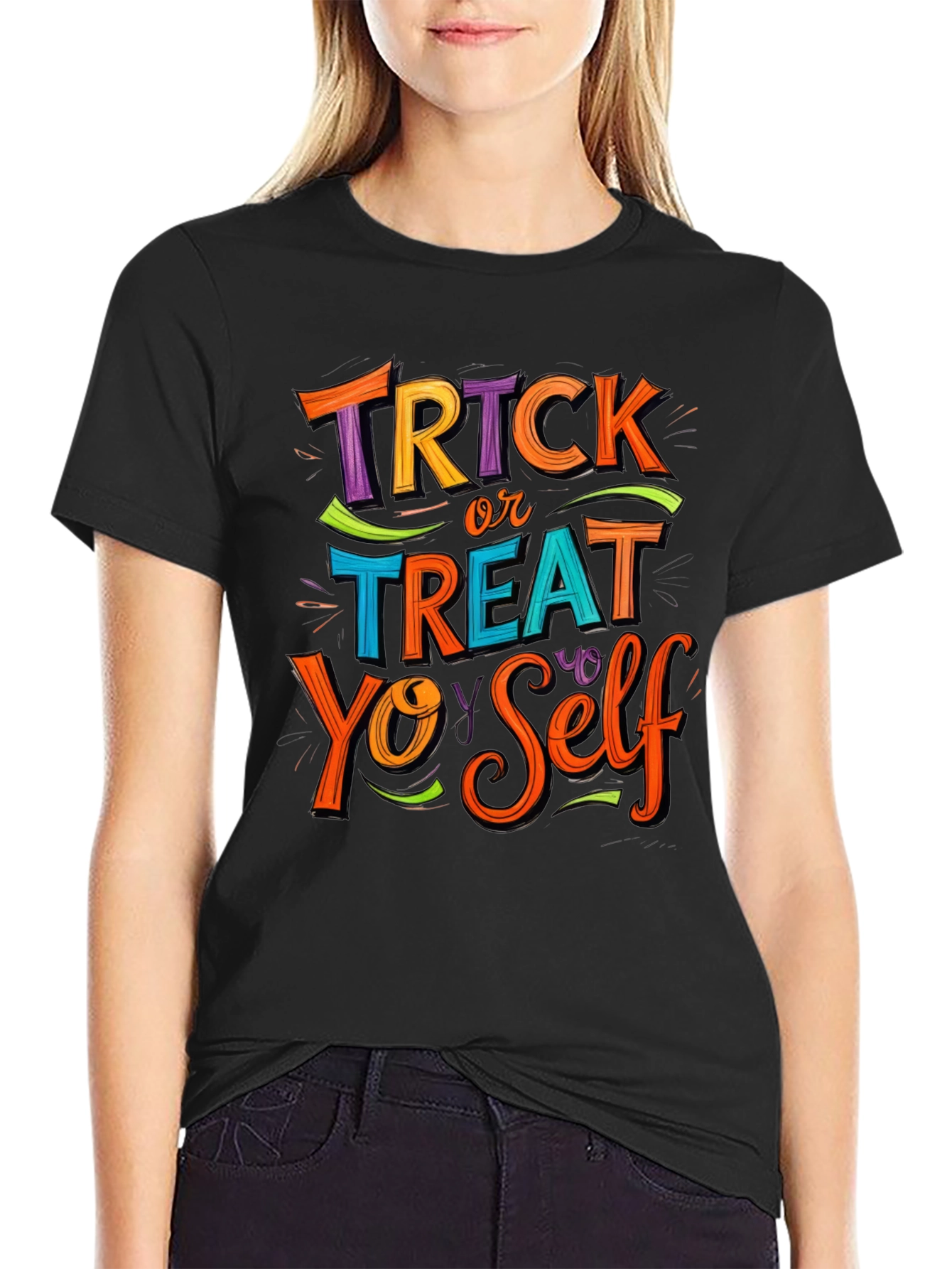 Trick or Treat Yo Self Halloween T-Shirt