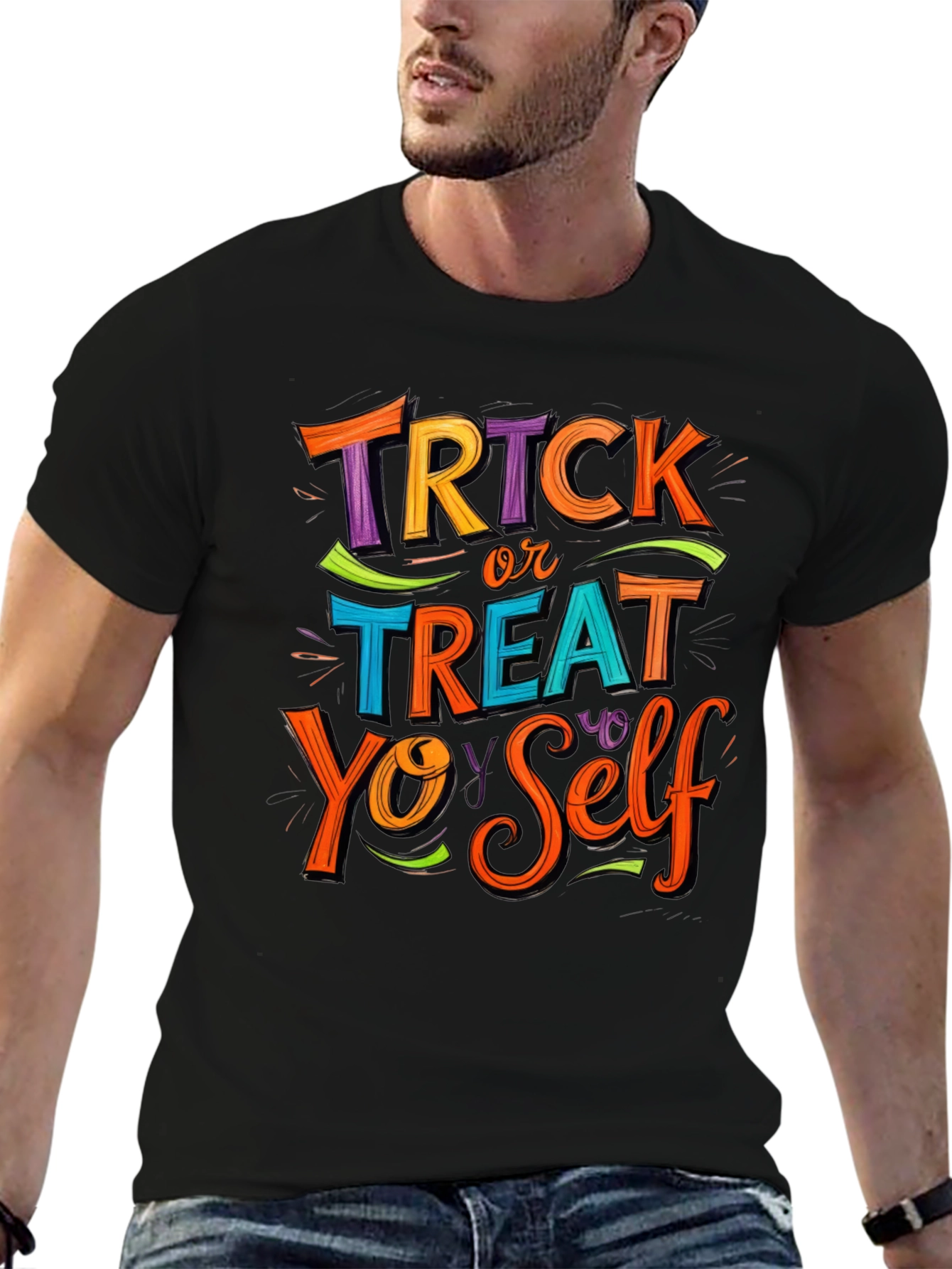 Trick or Treat Yo Self Halloween T-Shirt