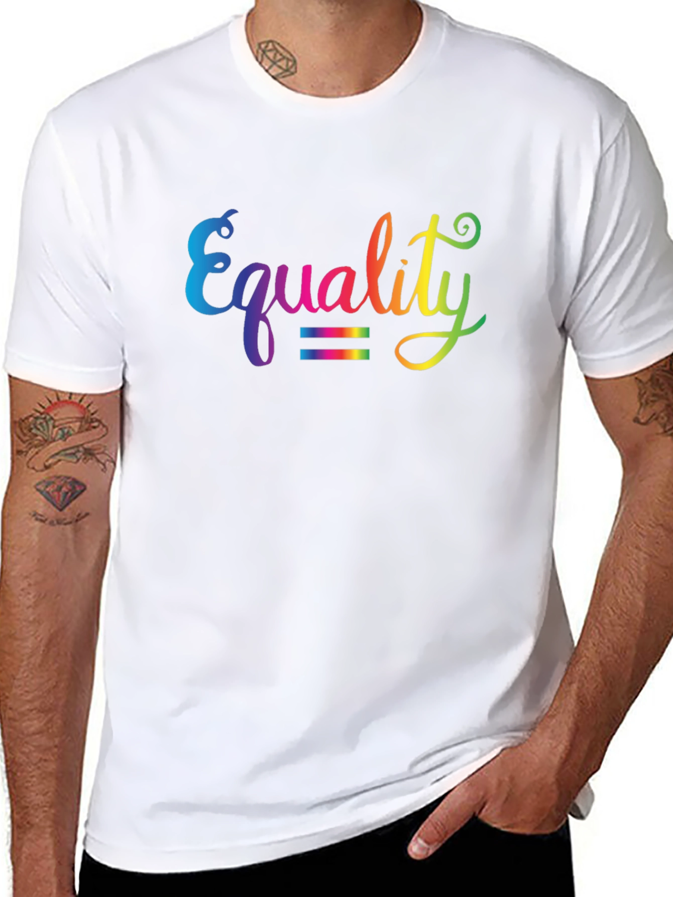 Equality Rainbow Graphic T-Shirt