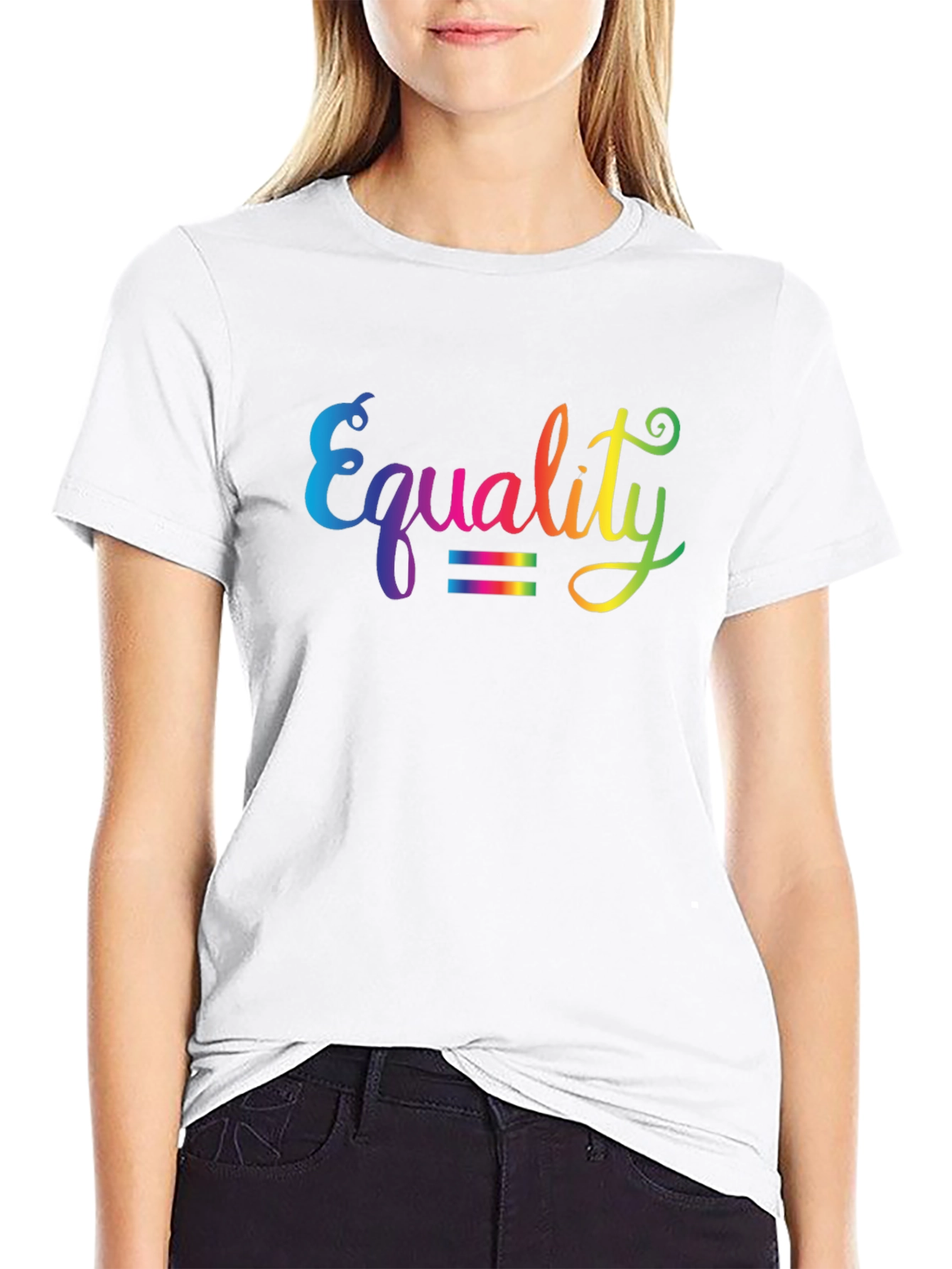 Equality Rainbow Graphic T-Shirt