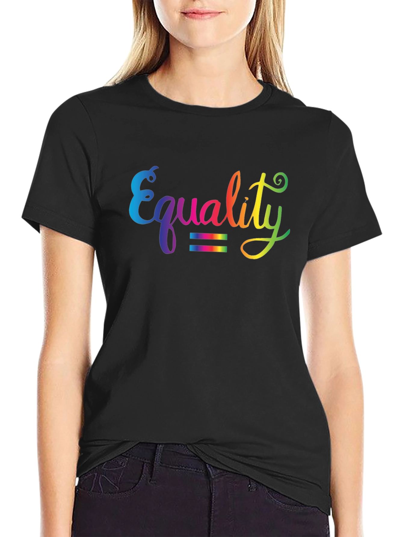 Equality Rainbow Graphic T-Shirt
