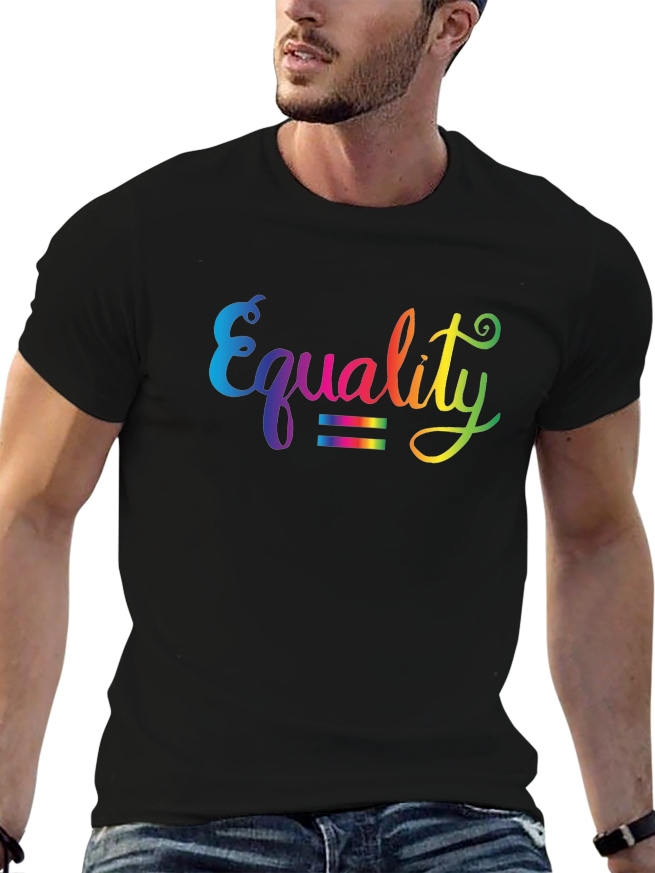 Equality Rainbow Graphic T-Shirt