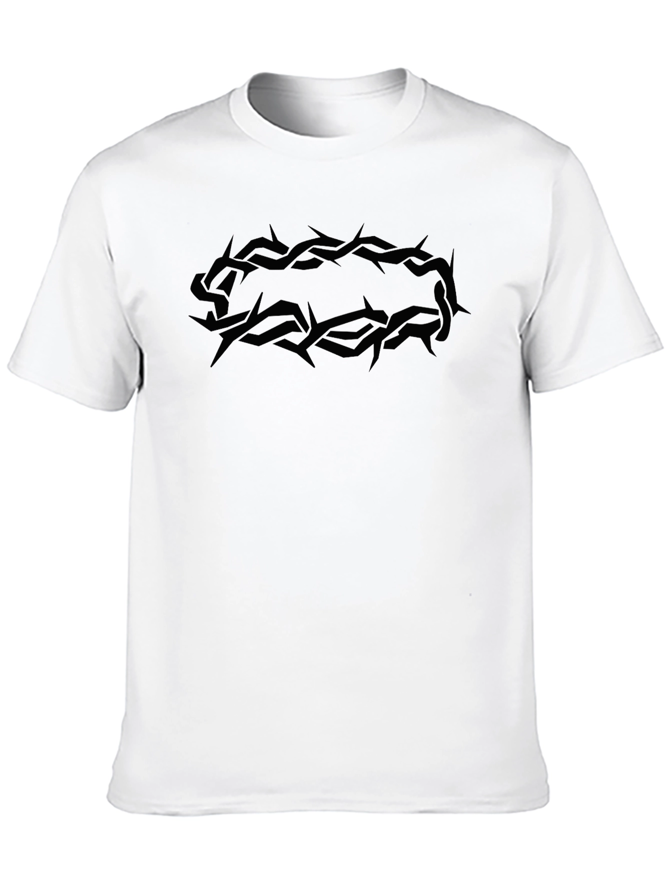 Crown of Thorns Black Graphic Tee