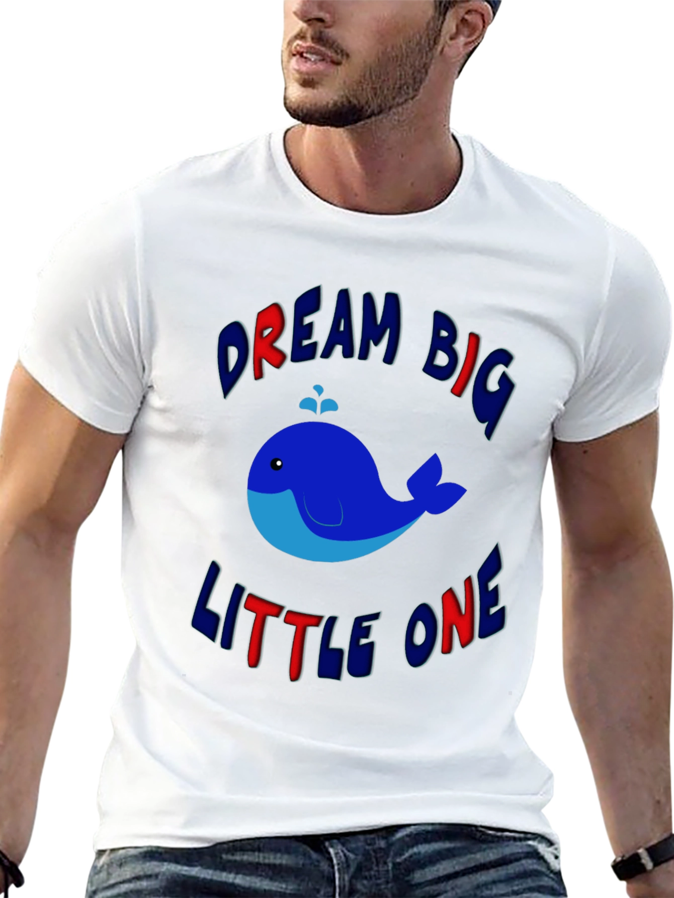 Dream Big Whale Graphic Tee