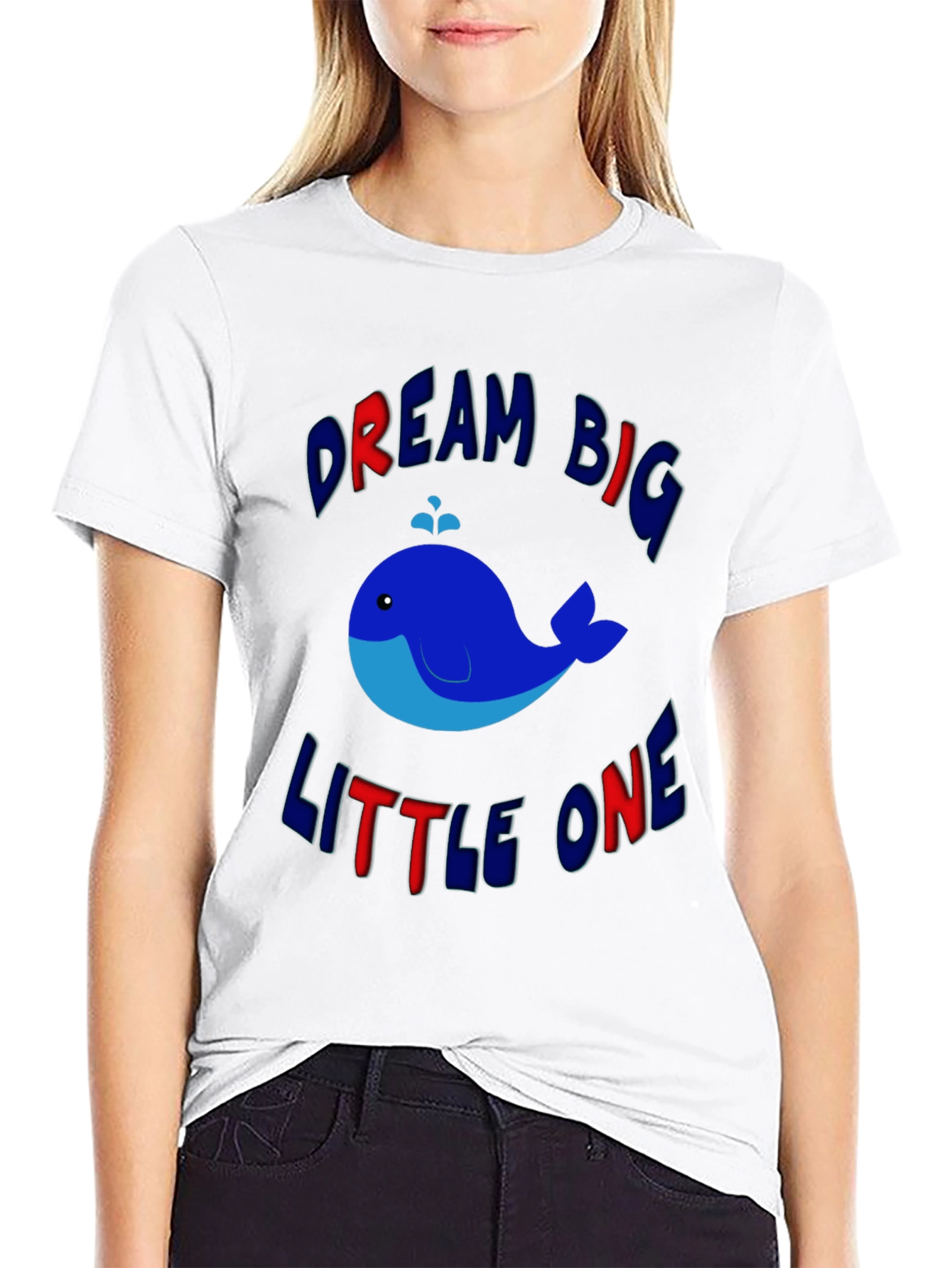 Dream Big Whale Graphic Tee