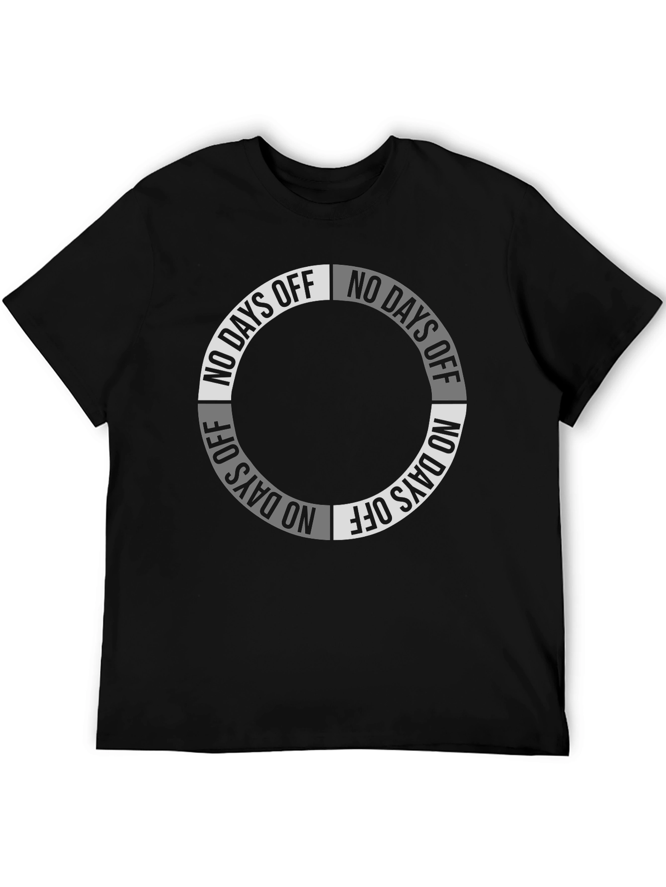 No Days Off Graphic Print T-Shirt