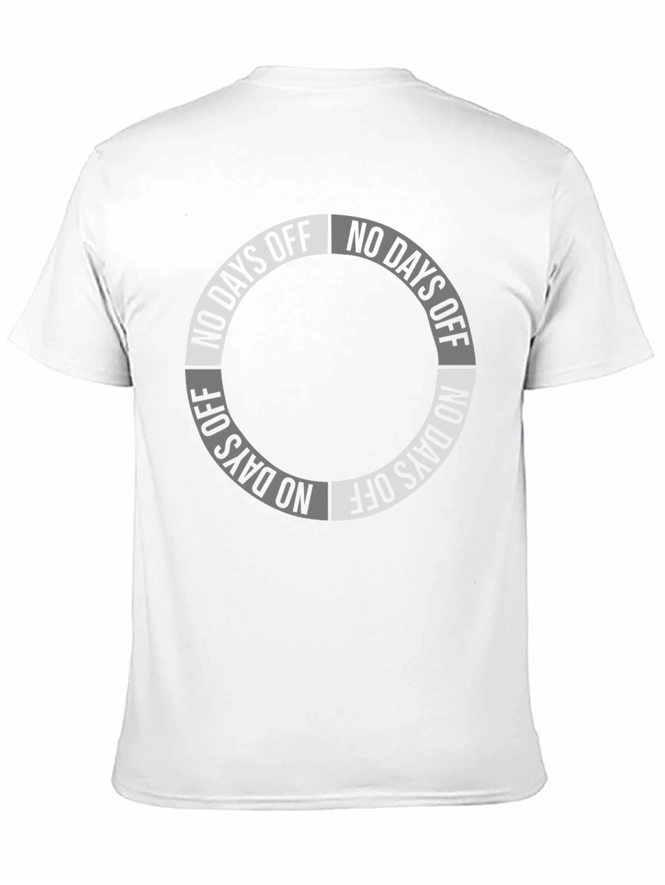 No Days Off Graphic Print T-Shirt