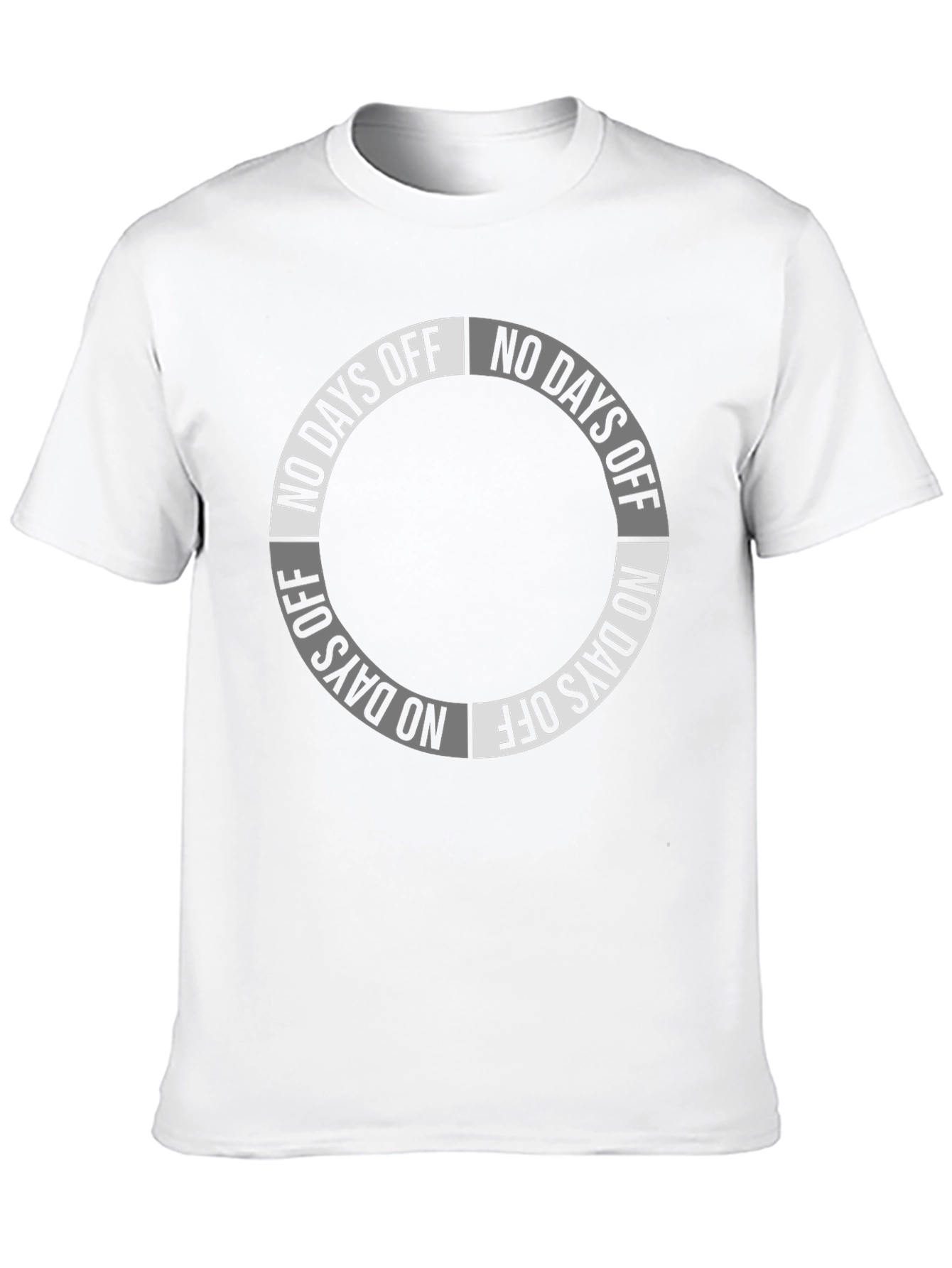 No Days Off Graphic Print T-Shirt