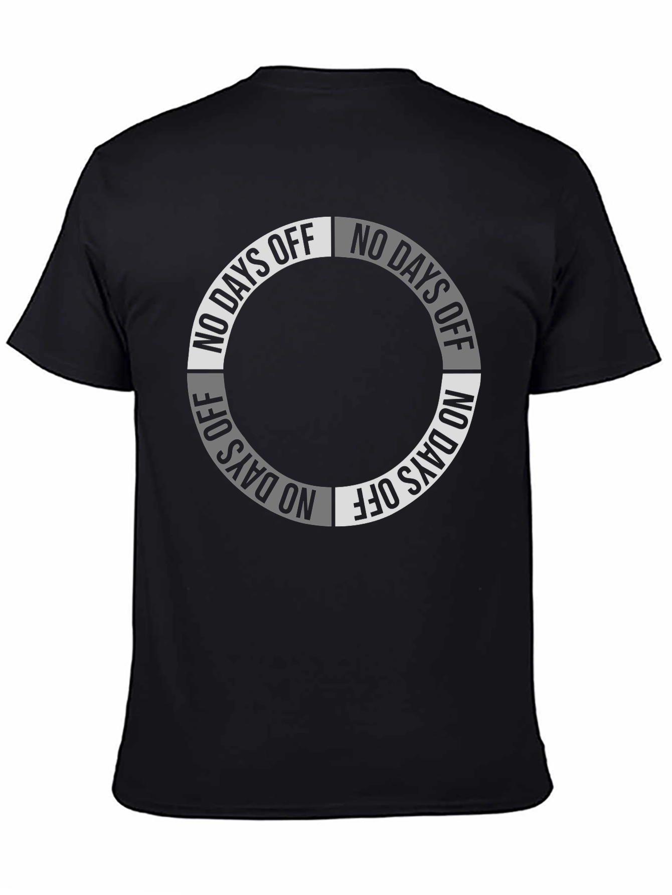 No Days Off Graphic Print T-Shirt