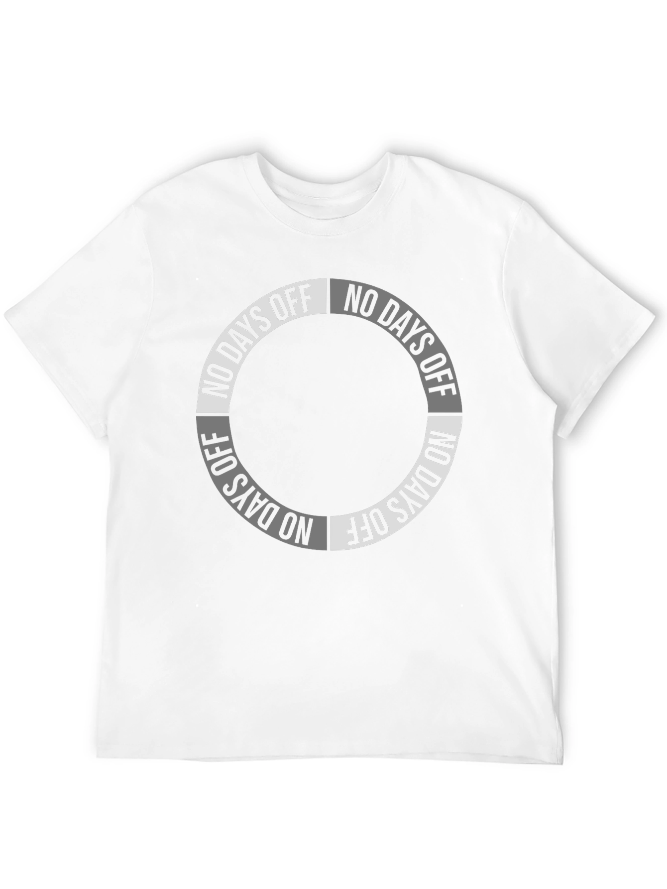 No Days Off Graphic Print T-Shirt