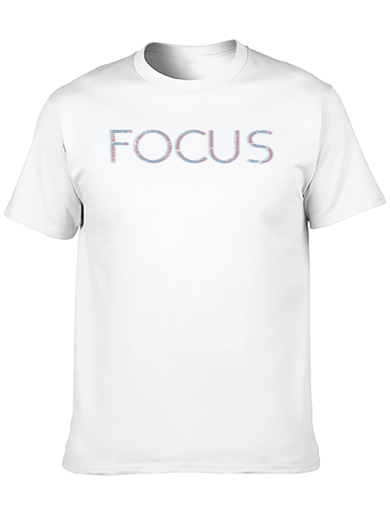 Focus Graphic Print Crew Neck T-Shirt